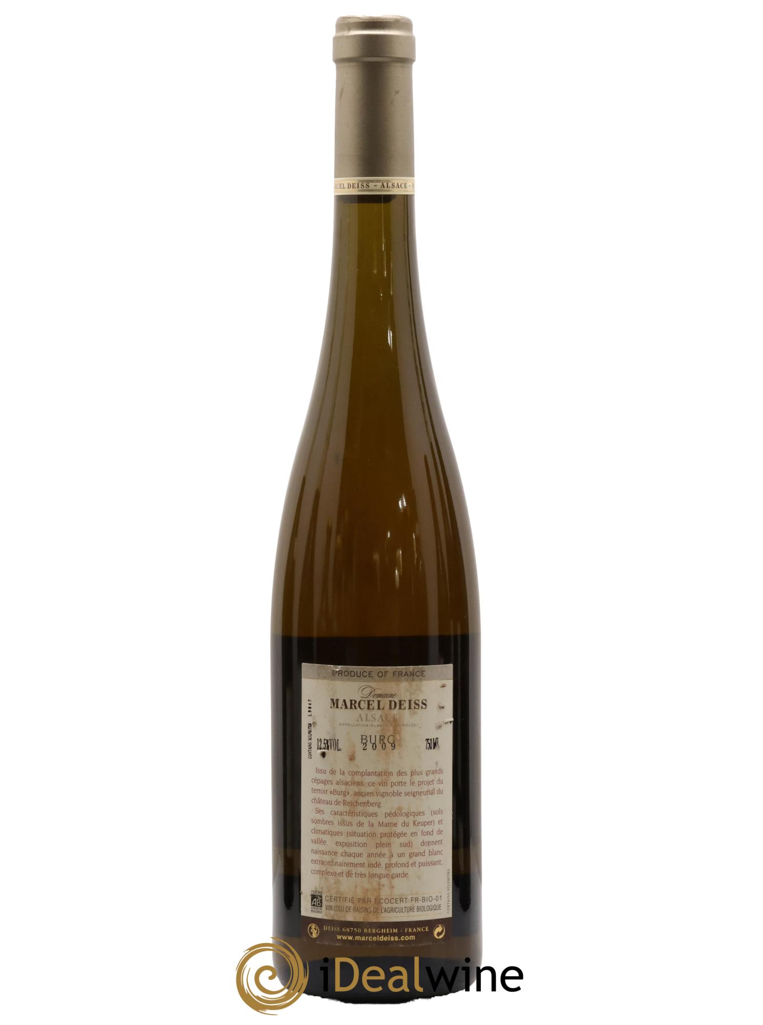 Alsace Burg Marcel Deiss (Domaine) 2009 - Lot of 1 bottle - 1