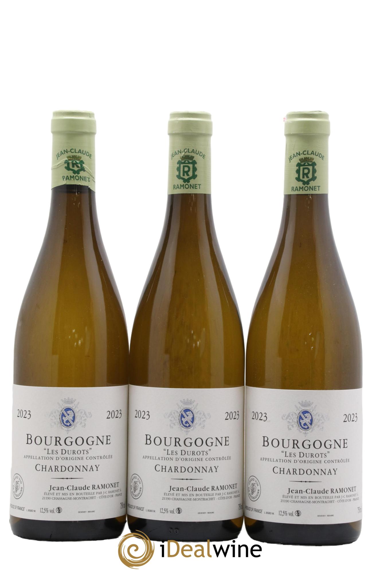 Bourgogne Les Durots Chardonnay Ramonet (Domaine) 2023 - Lot de 3 bouteilles - 0