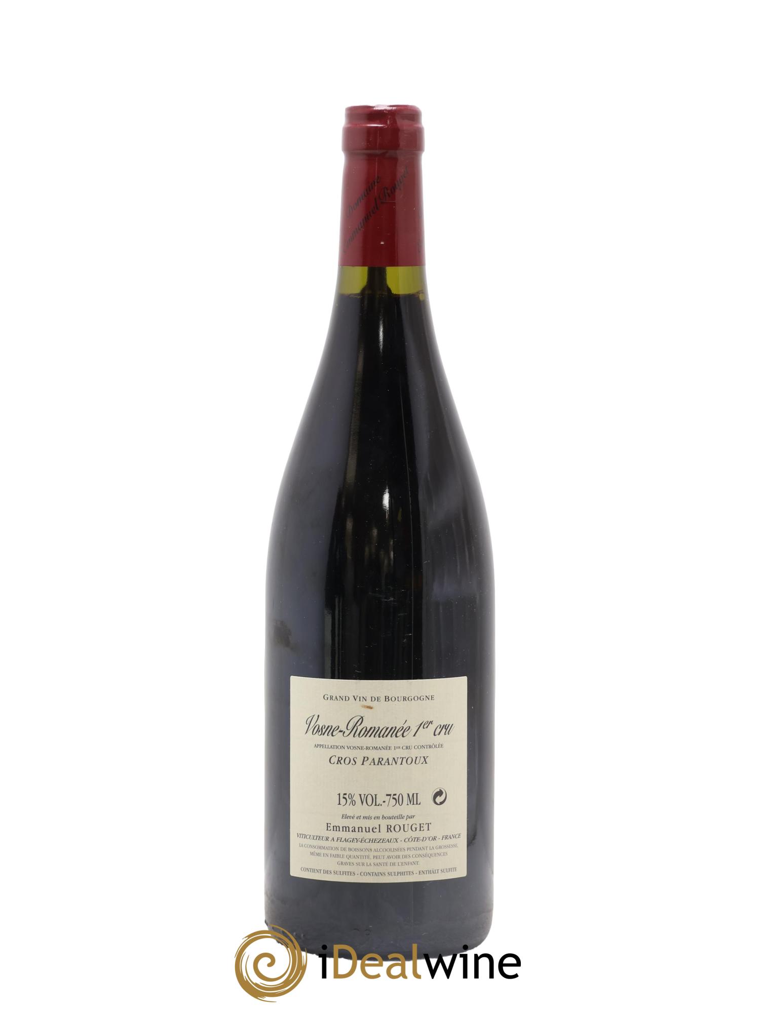 Vosne-Romanée 1er Cru Cros Parantoux Emmanuel Rouget 2020 - Lot of 1 bottle - 1