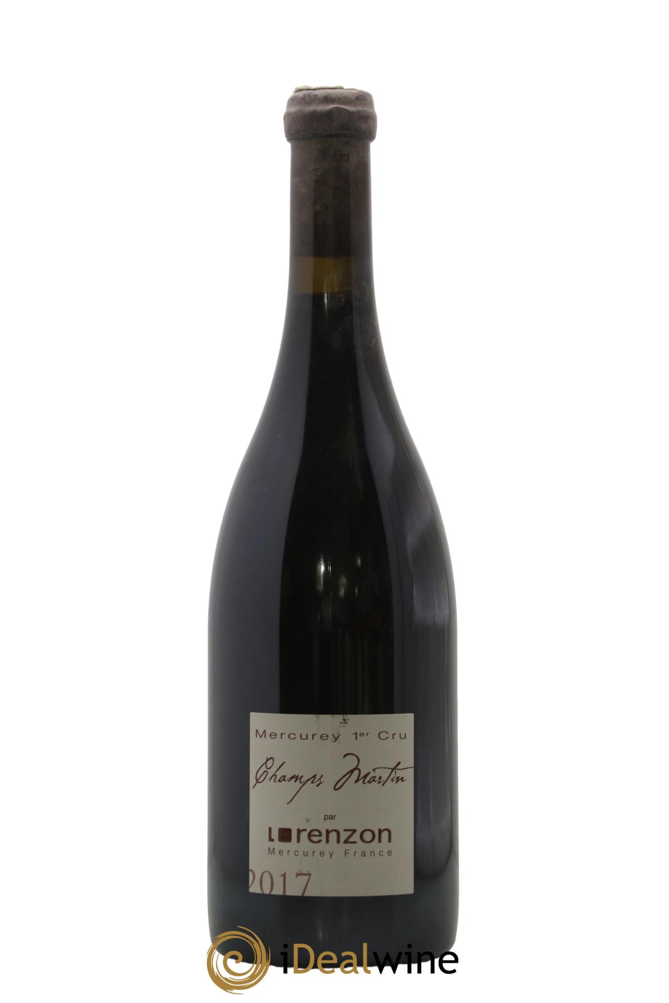 Mercurey 1er Cru Les Champs Martin Bruno Lorenzon 2017 - Lot de 1 bouteille - 0