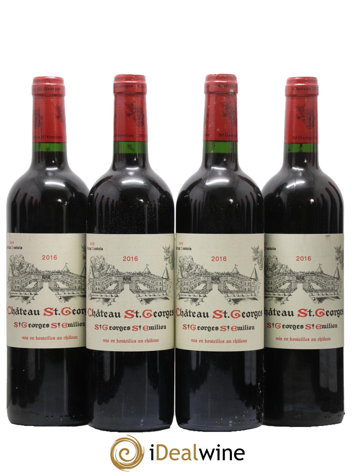 Château Saint-Georges 2016 - Lot de 4 bouteilles - 0