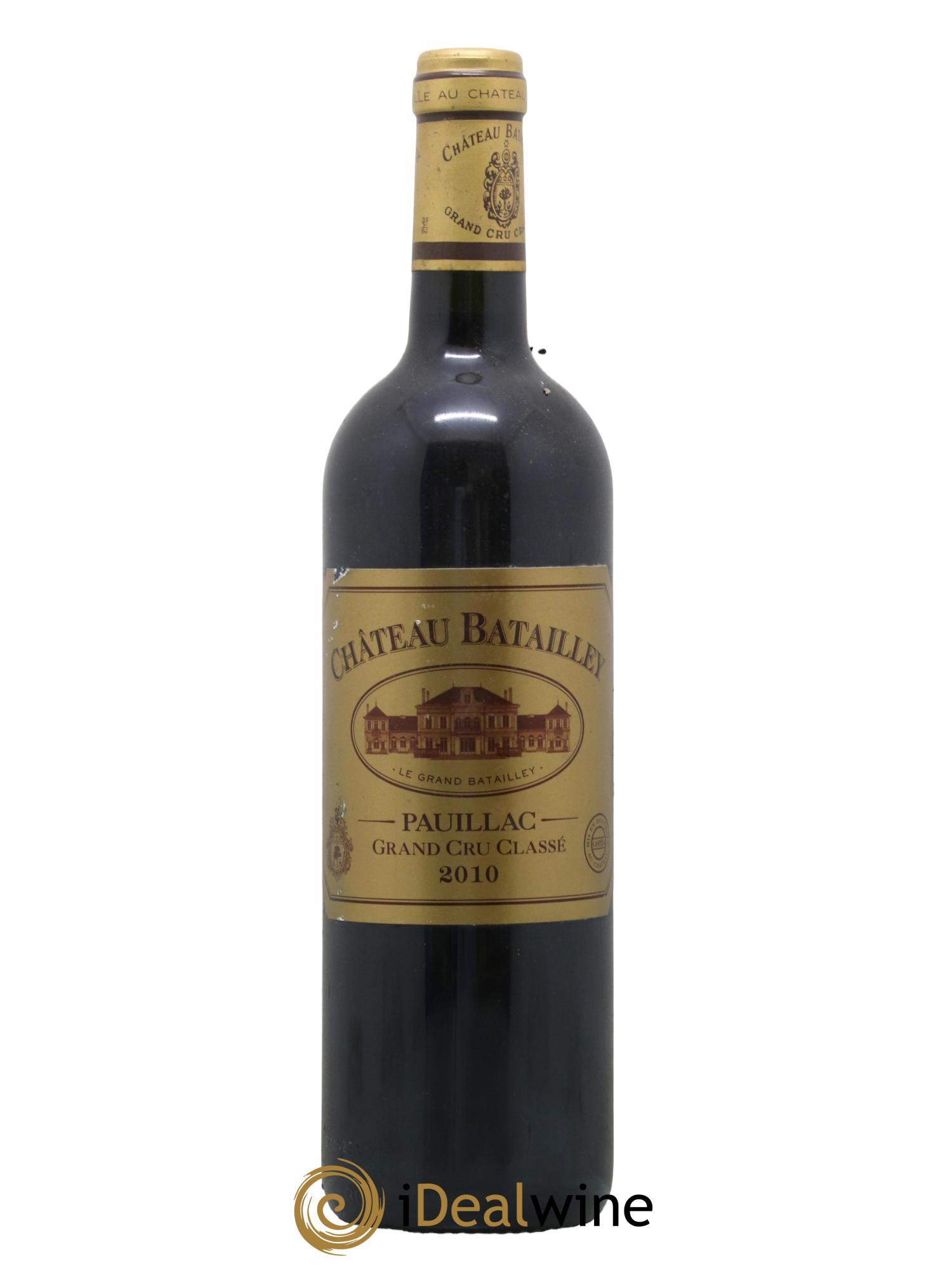 Château Batailley 5ème Grand Cru Classé 2010 - Lot de 1 bouteille - 0
