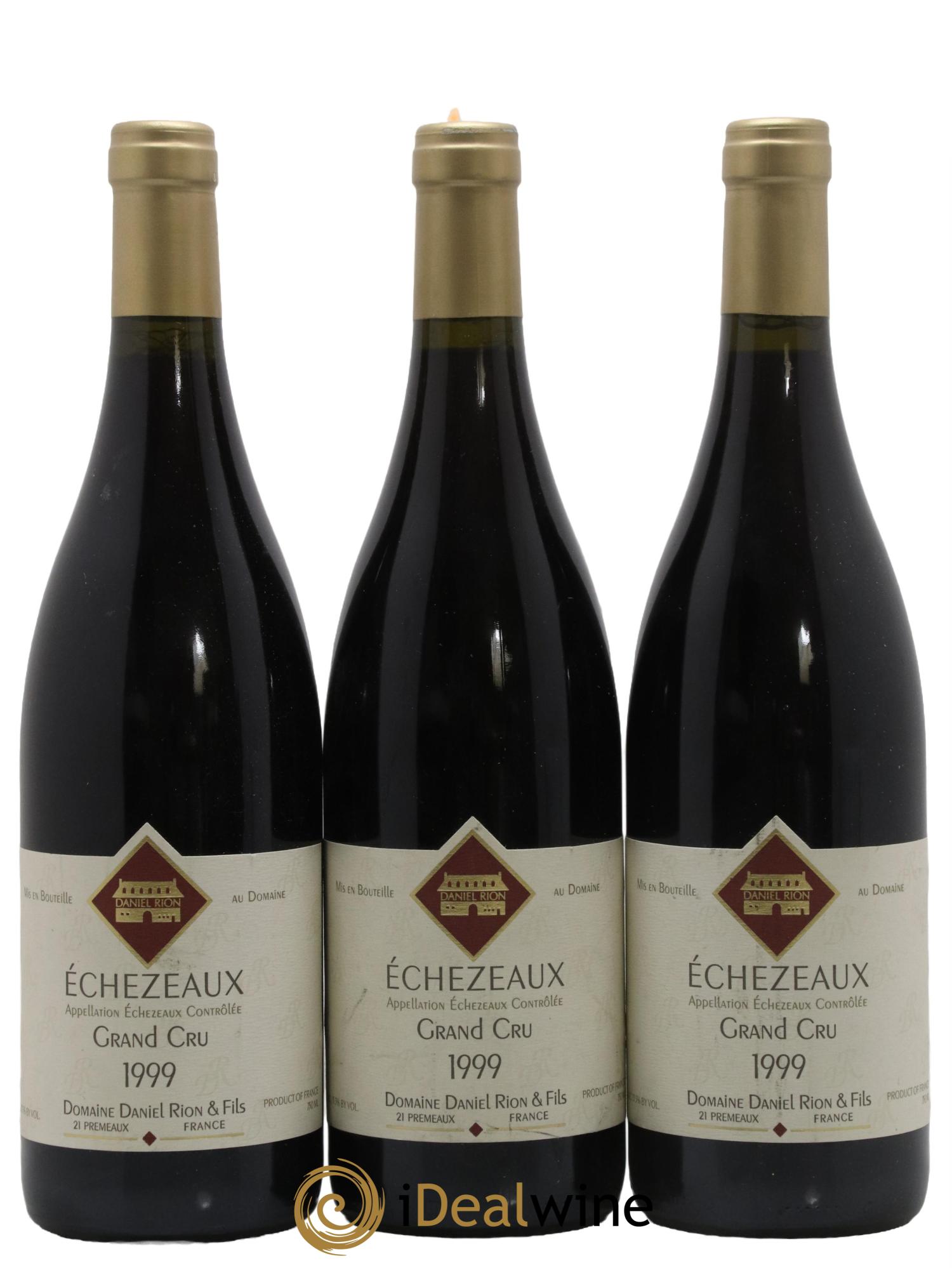 Echezeaux Grand Cru Daniel Rion 1999 - Posten von 3 Flaschen - 0