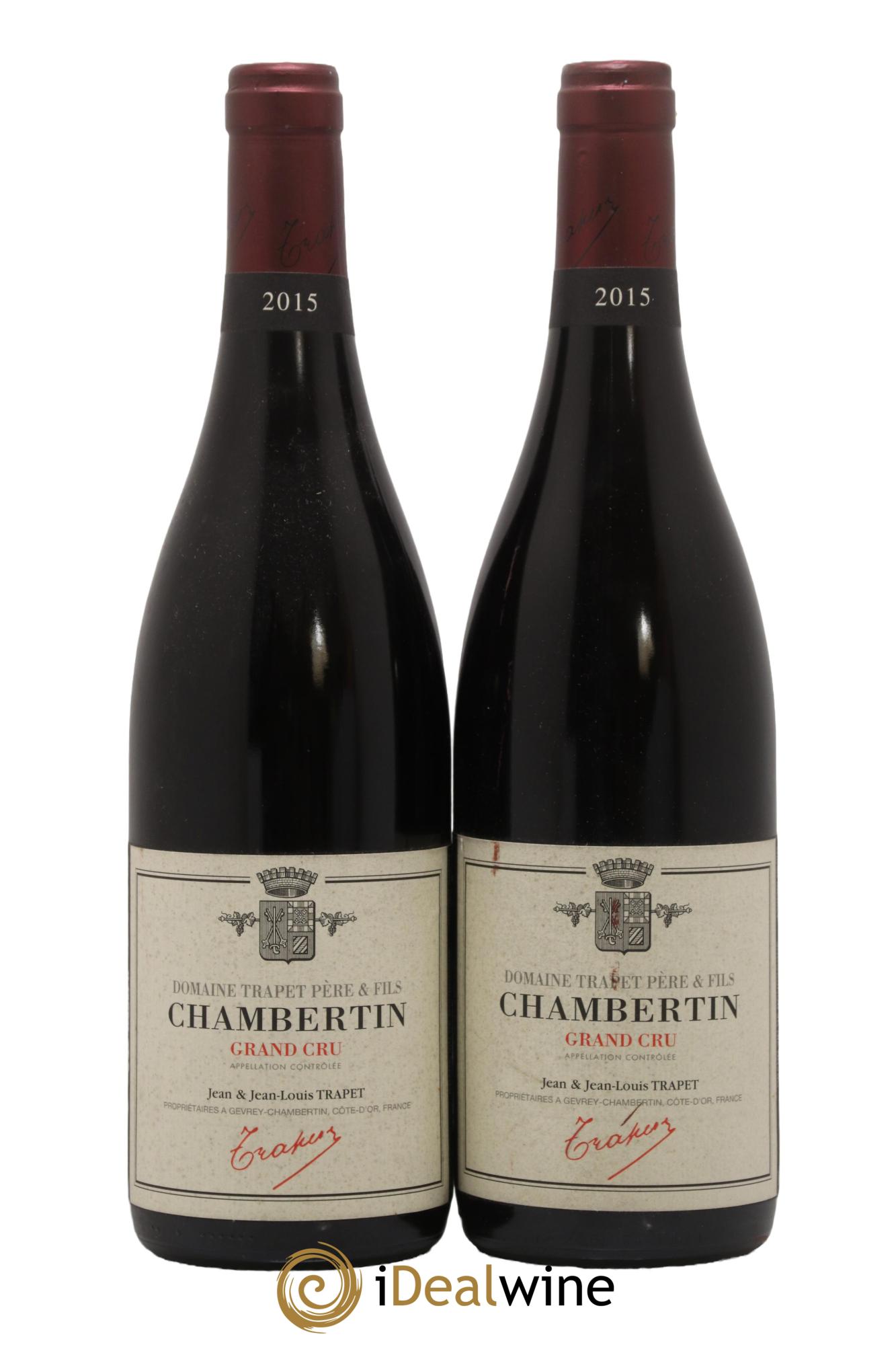Chambertin Grand Cru Domaine Trapet 2015 - Lot de 2 bouteilles - 0