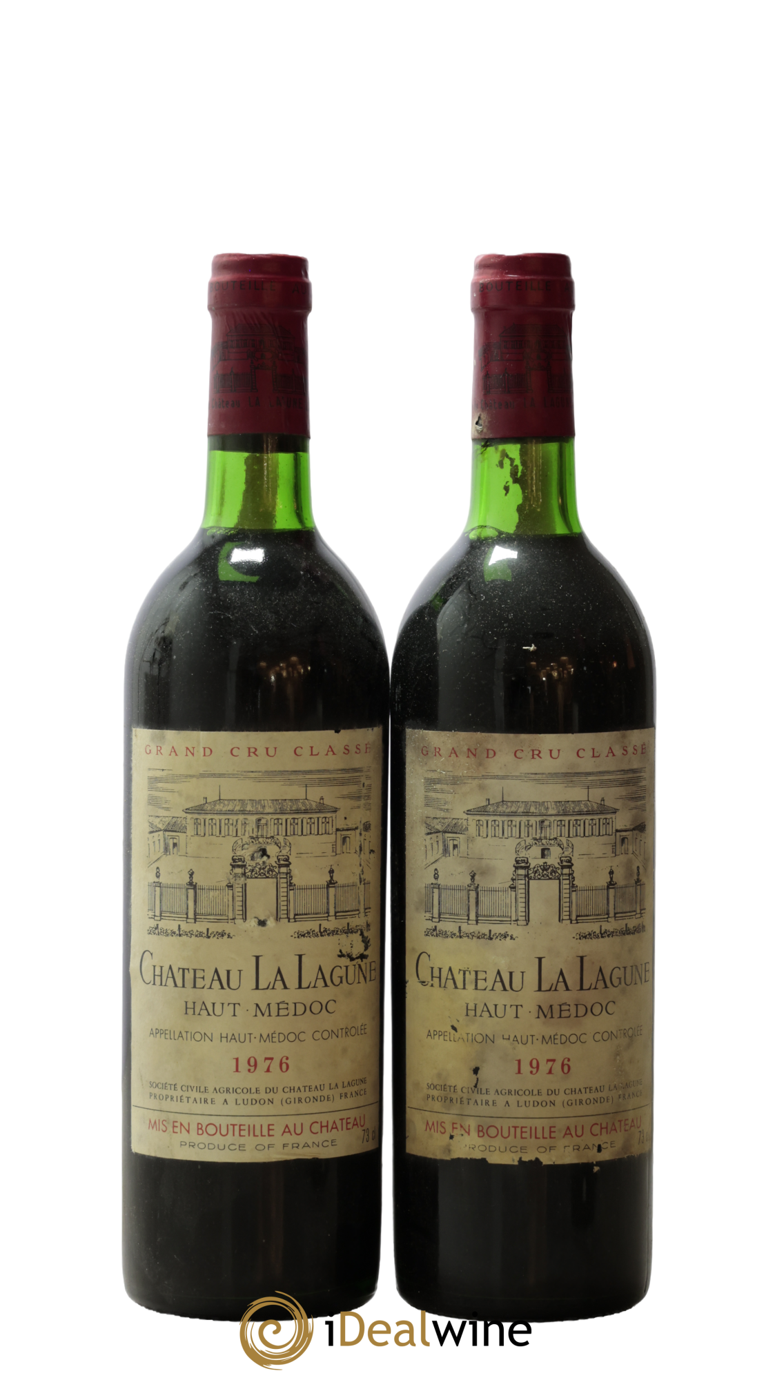 Château la Lagune 3ème Grand Cru Classé 1976 - Lot of 2 bottles - 0