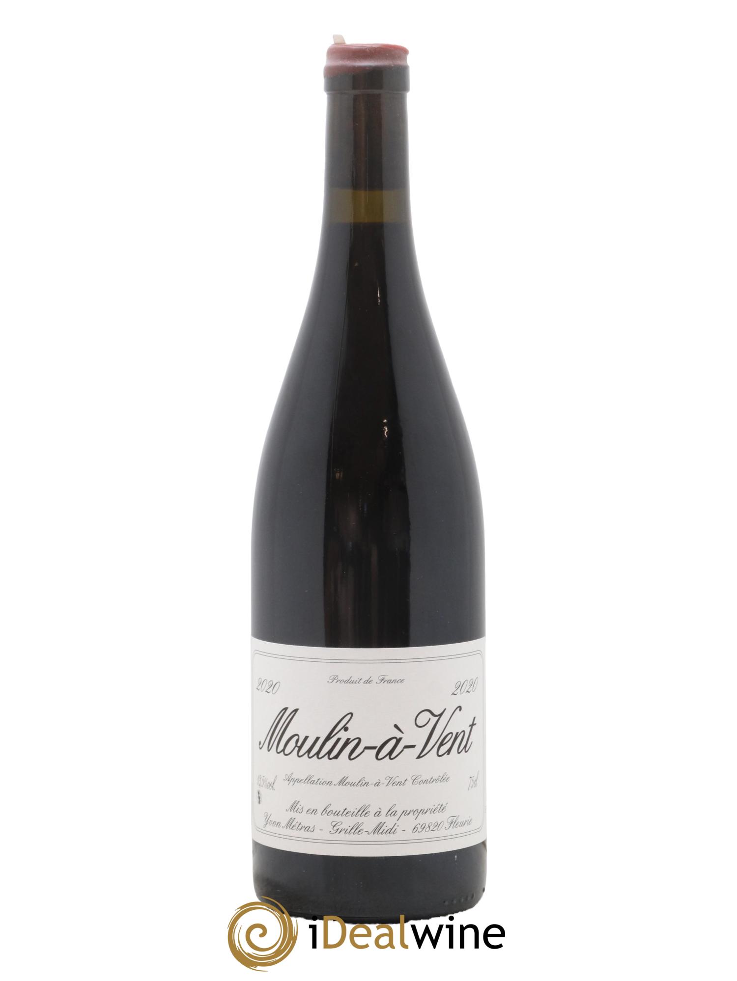 Moulin-à-Vent Yvon Métras 2020 - Lot de 1 bouteille - 0
