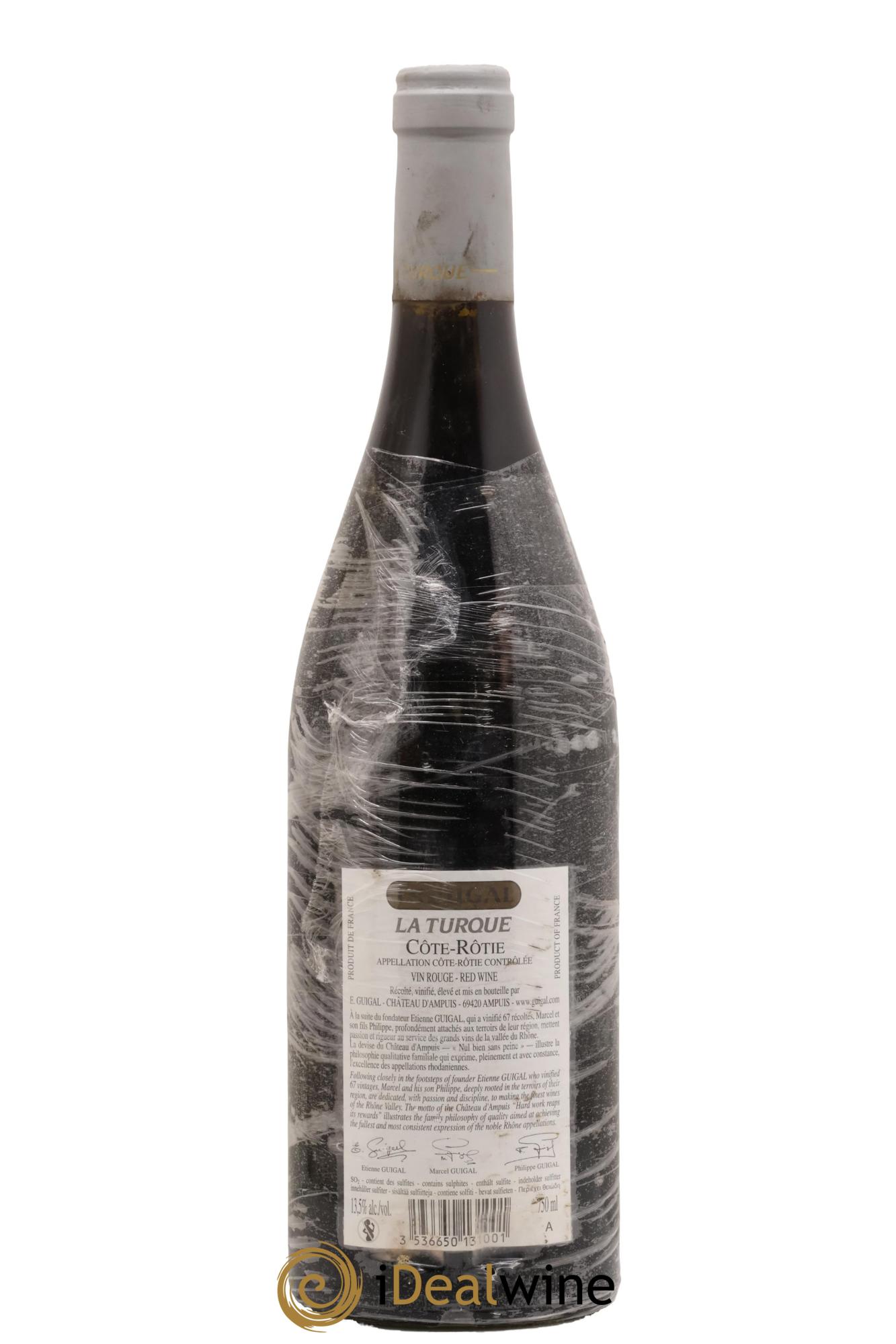 Côte-Rôtie La Turque Guigal 2012 - Posten von 1 Flasche - 1