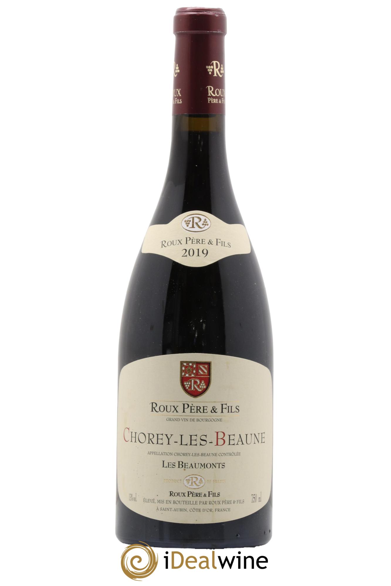 Chorey-lès-Beaune Les Beaumonts Roux Père & Fils 2019 - Lot de 1 bouteille - 0