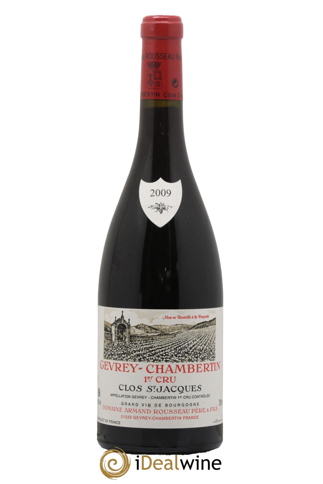 Gevrey-Chambertin 1er Cru Clos Saint-Jacques Armand Rousseau (Domaine)  2009 - Lot de 1 bouteille - 0