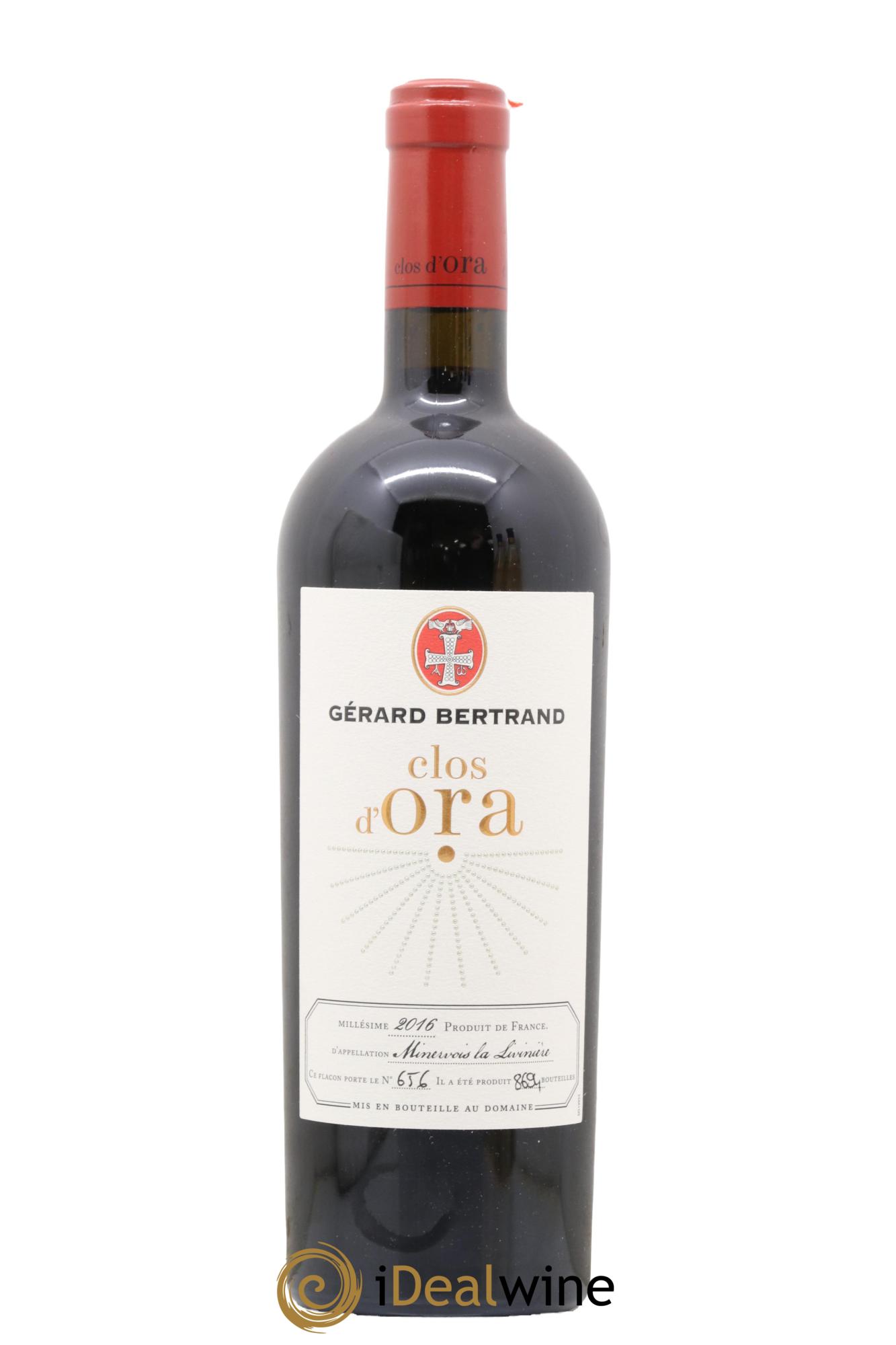 Minervois La Livinière Clos d'Ora Gérard Bertrand 2016 - Lot de 1 bouteille - 0