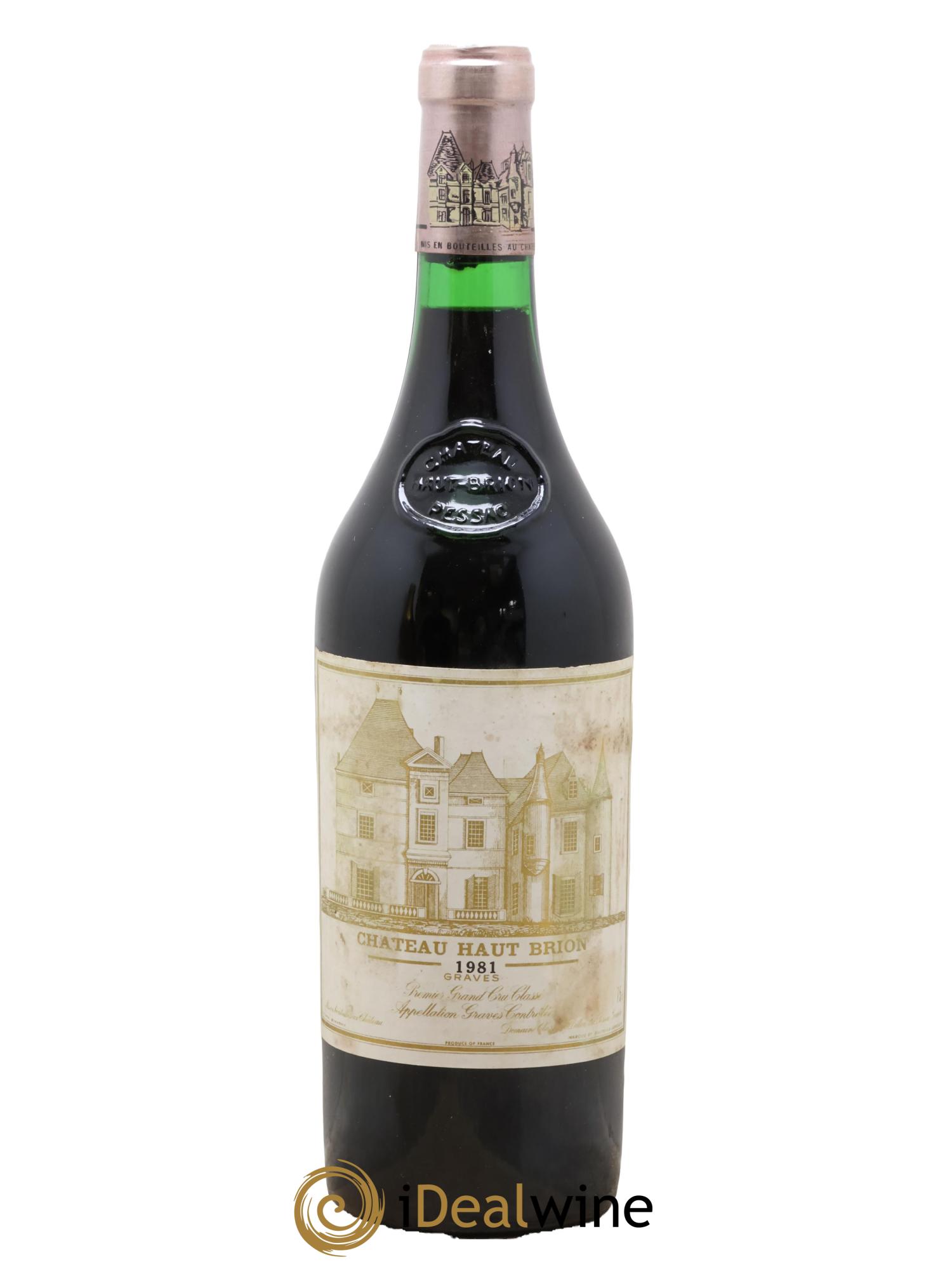 Château Haut Brion 1er Grand Cru Classé 1981 - Lot de 1 bouteille - 0