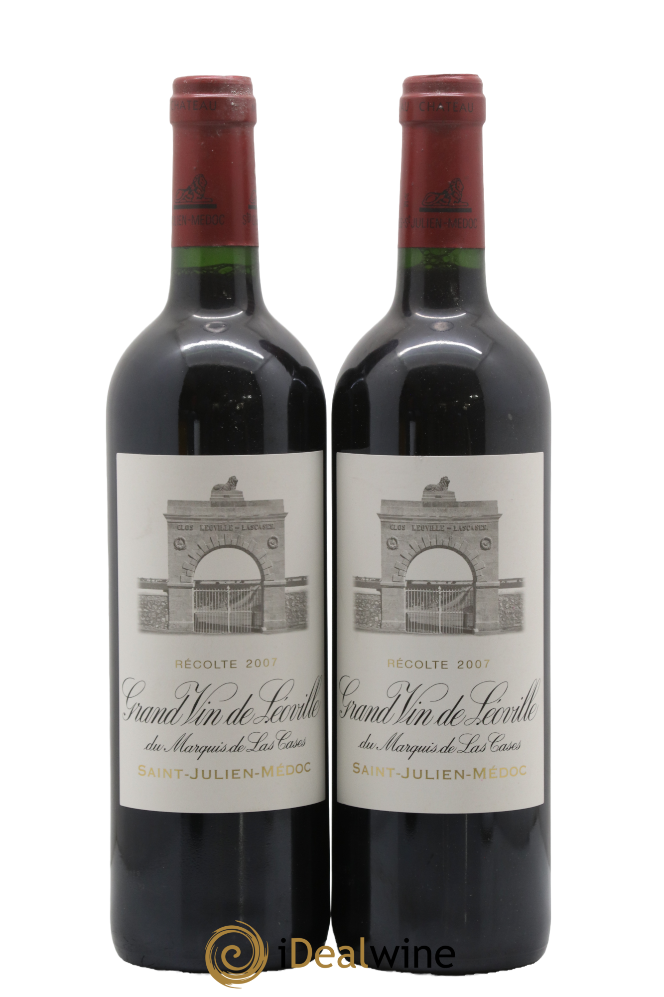 Château Léoville Las Cases 2ème Grand Cru Classé 2007 - Posten von 2 Flaschen - 0