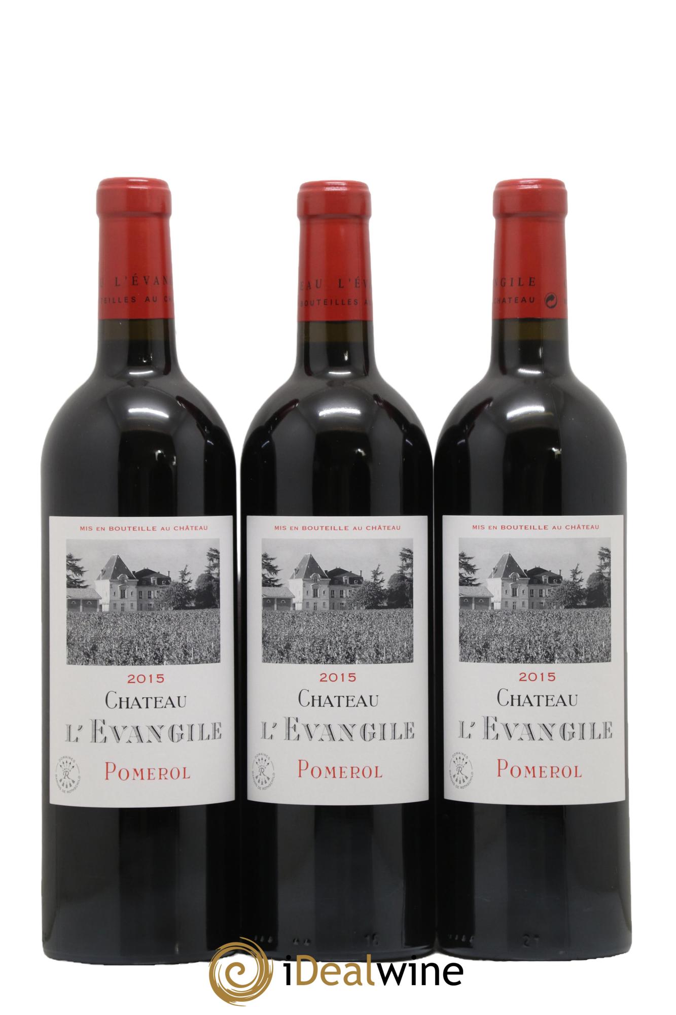 Château l' Évangile 2015 - Lot de 6 bouteilles - 3
