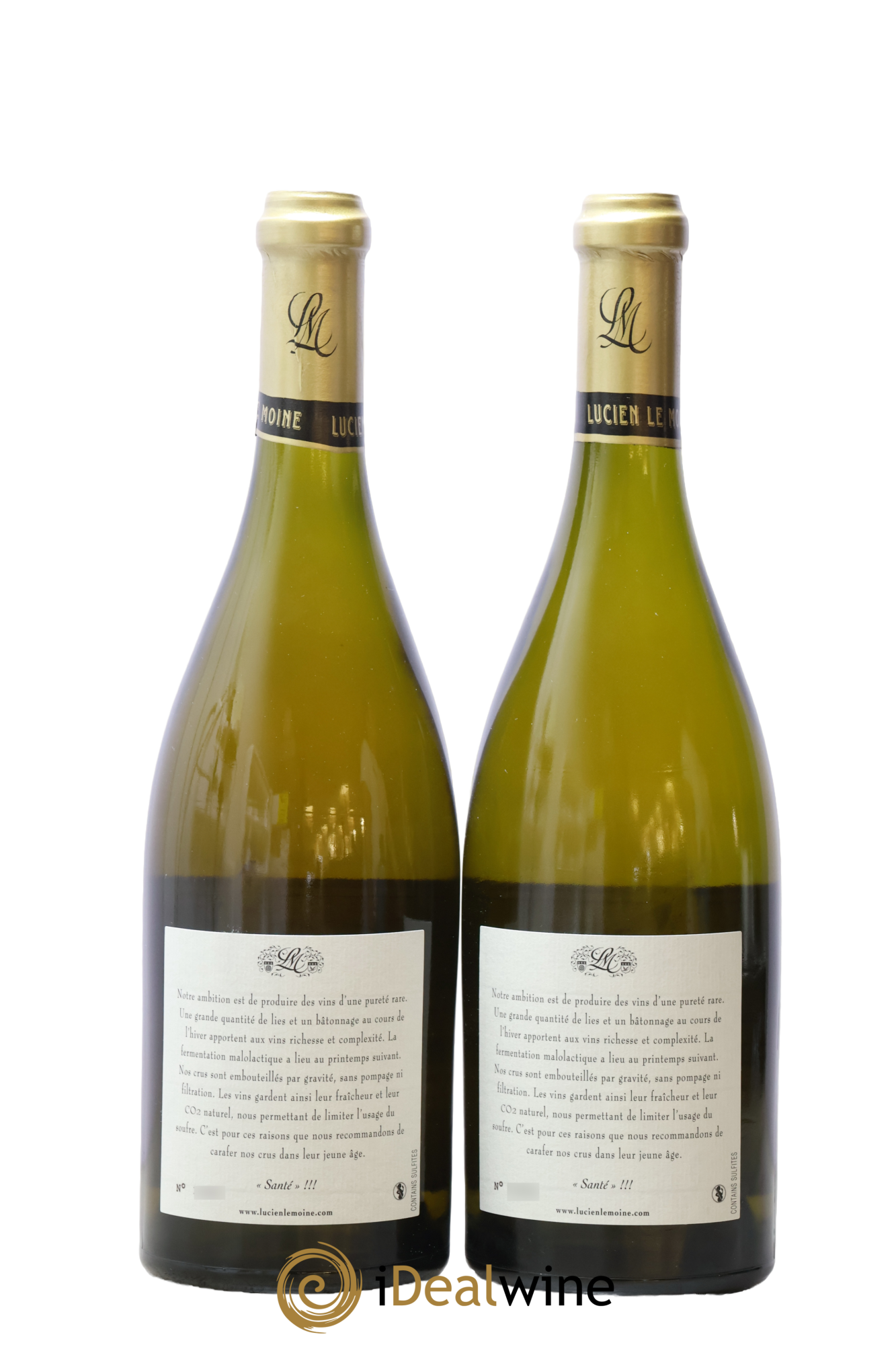 Bâtard-Montrachet Grand Cru Lucien Le Moine 2010 - Lot de 2 bouteilles - 1