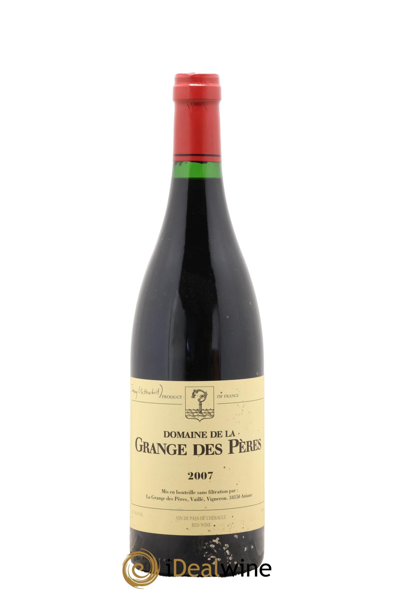 Pays d'Hérault Grange des Pères Laurent Vaillé 2007 - Lot of 1 bottle - 0