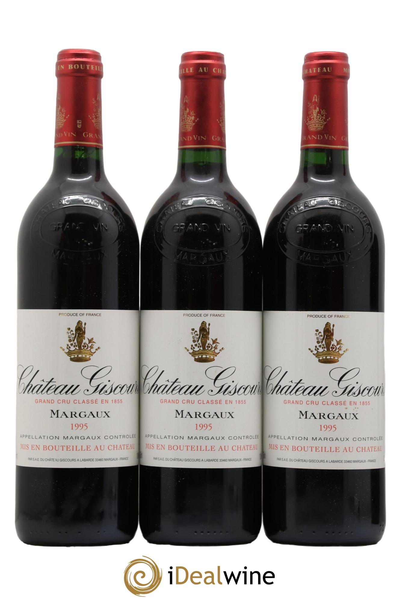Château Giscours 3ème Grand Cru Classé 1995 - Lot de 6 bouteilles - 1