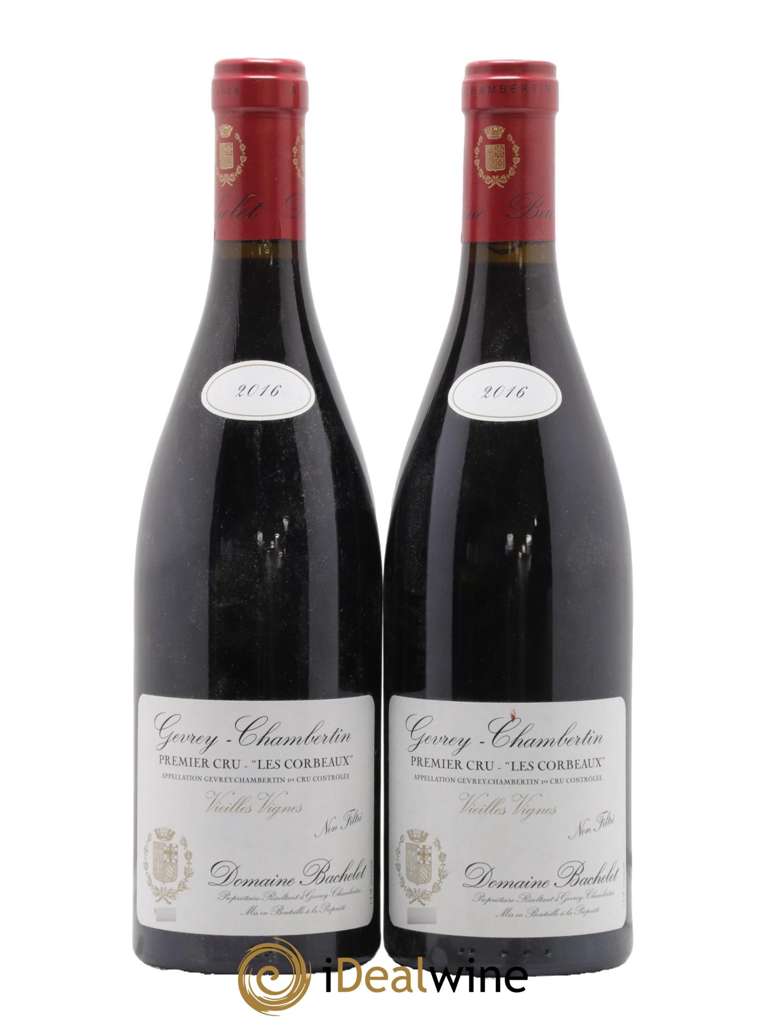 Gevrey-Chambertin 1er Cru Les Corbeaux Vieilles Vignes Denis Bachelet (Domaine) 2016 - Lot de 2 bouteilles - 0