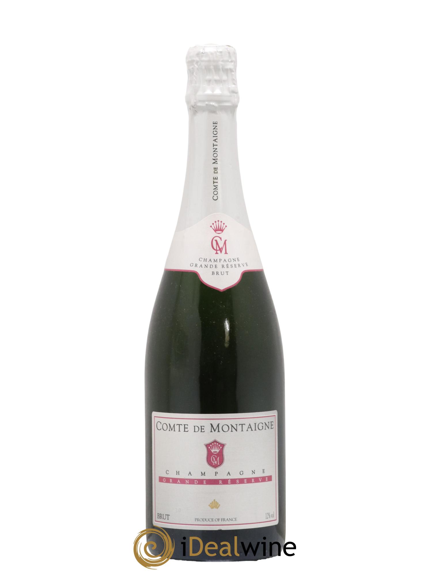 Champagne Grande Reserve Comte de Montaigne - Lot de 1 bouteille - 0