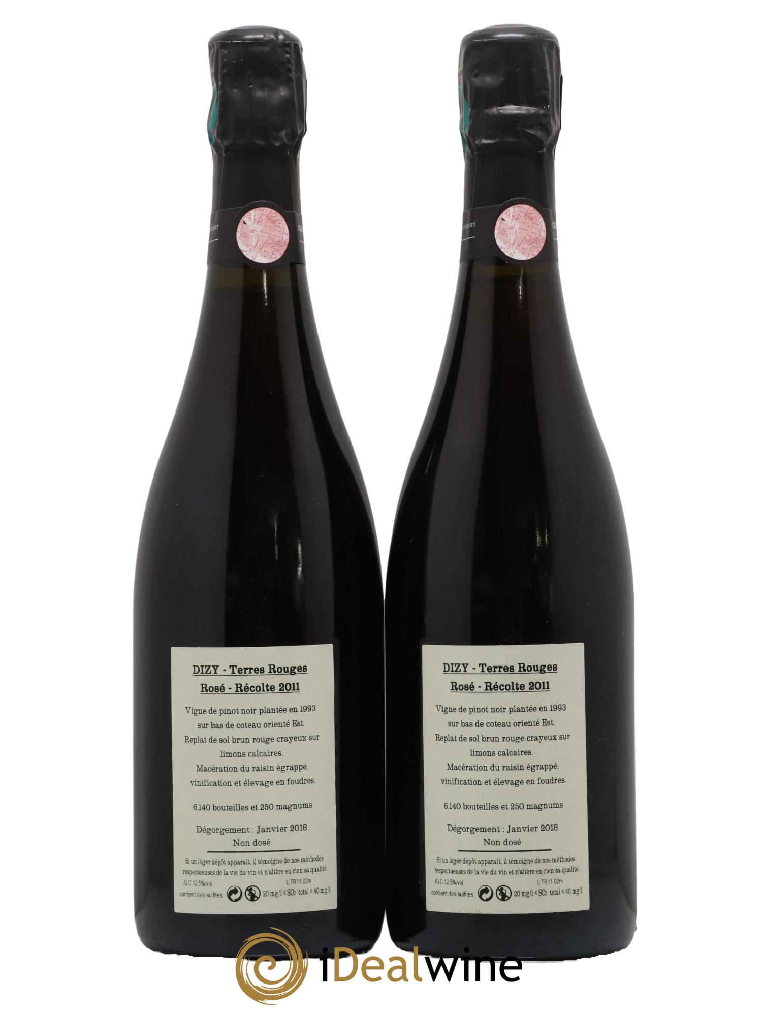 Dizy Terres Rouges Jacquesson 2011 - Lotto di 2 bottiglie - 1