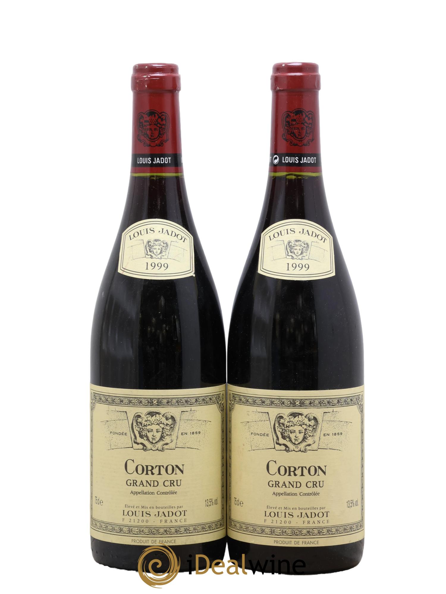 Corton Grand Cru Louis Jadot 1999 - Lot de 2 bouteilles - 0