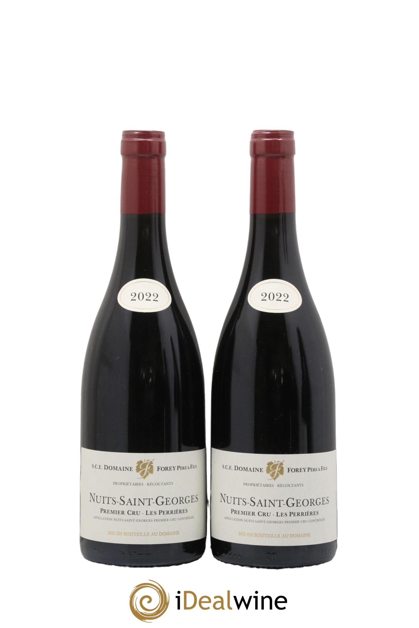 Nuits-Saint-Georges 1er Cru Les Perrières Forey Père et Fils (Domaine) 2022 - Lot de 2 bouteilles - 0