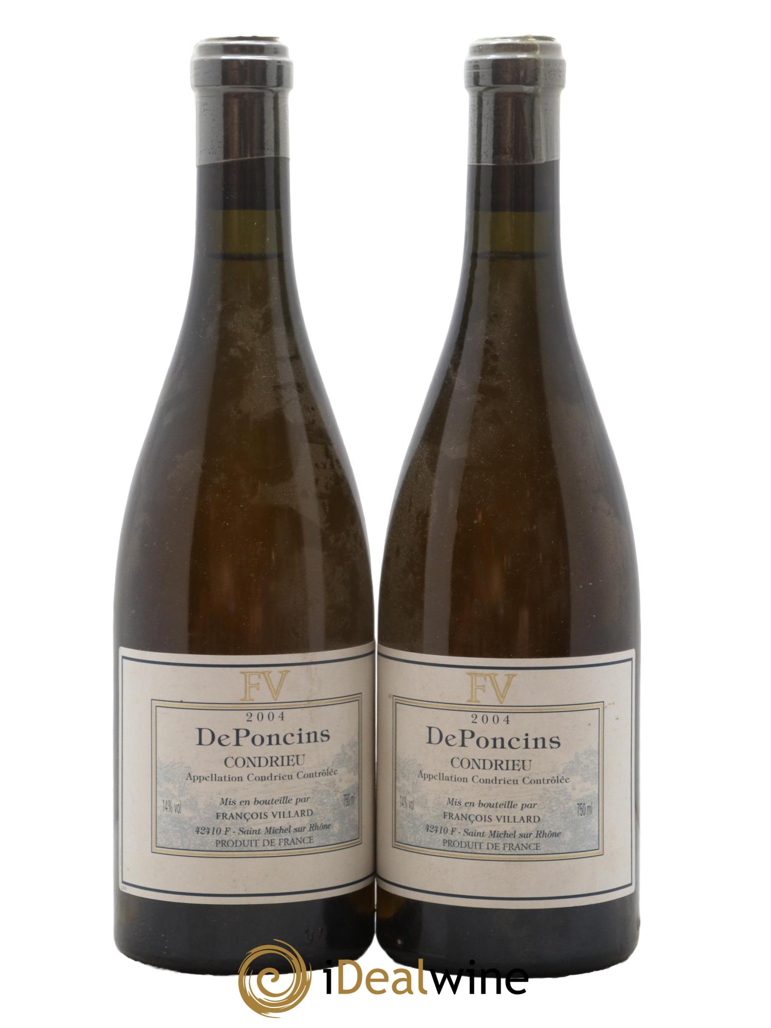 Condrieu Deponcins François Villard 2004 - Lot de 2 bouteilles - 0