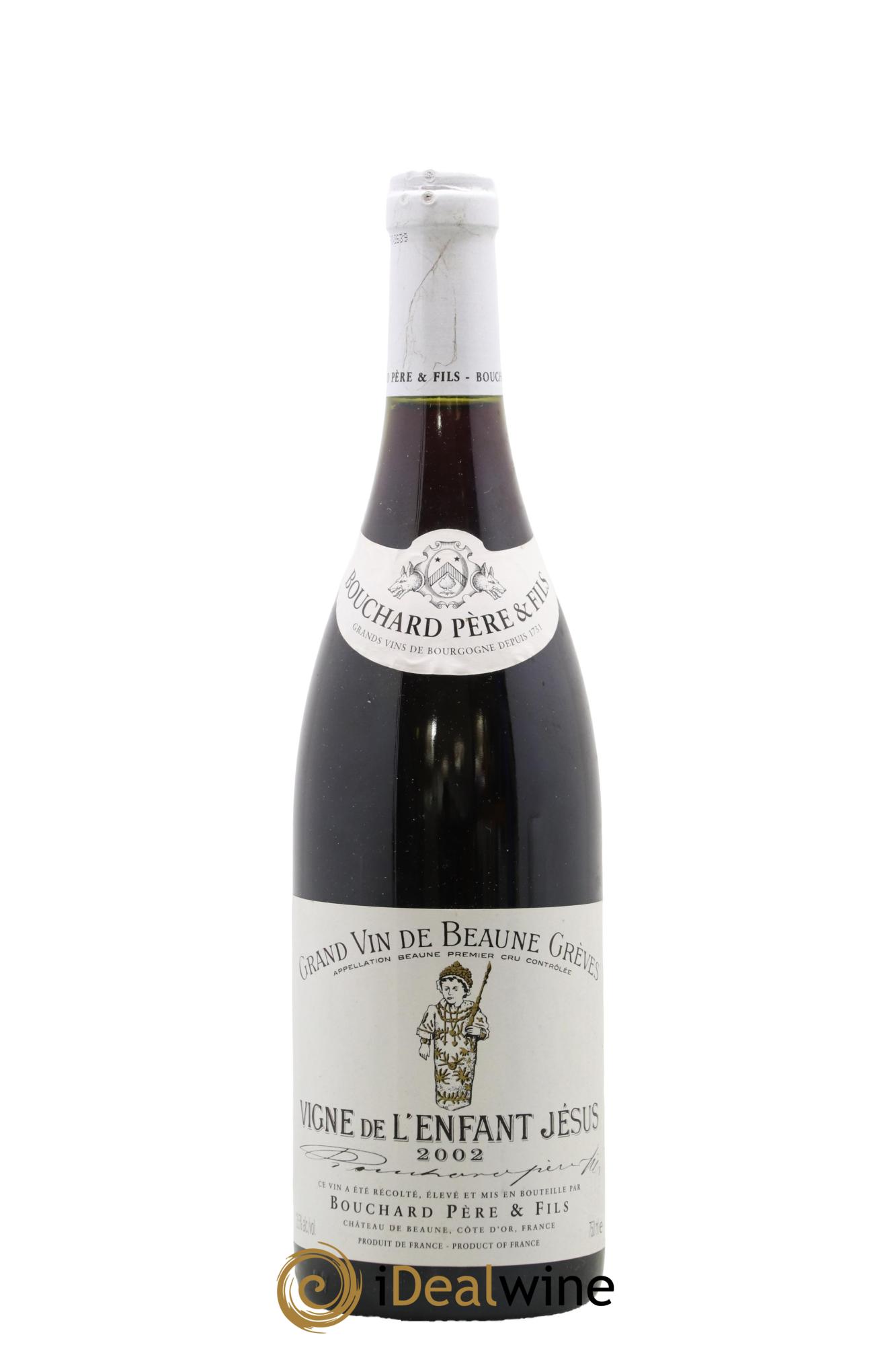 Beaune 1er Cru Grèves - Vigne de l'Enfant Jésus Bouchard Père & Fils 2002 - Lot de 1 bouteille - 0