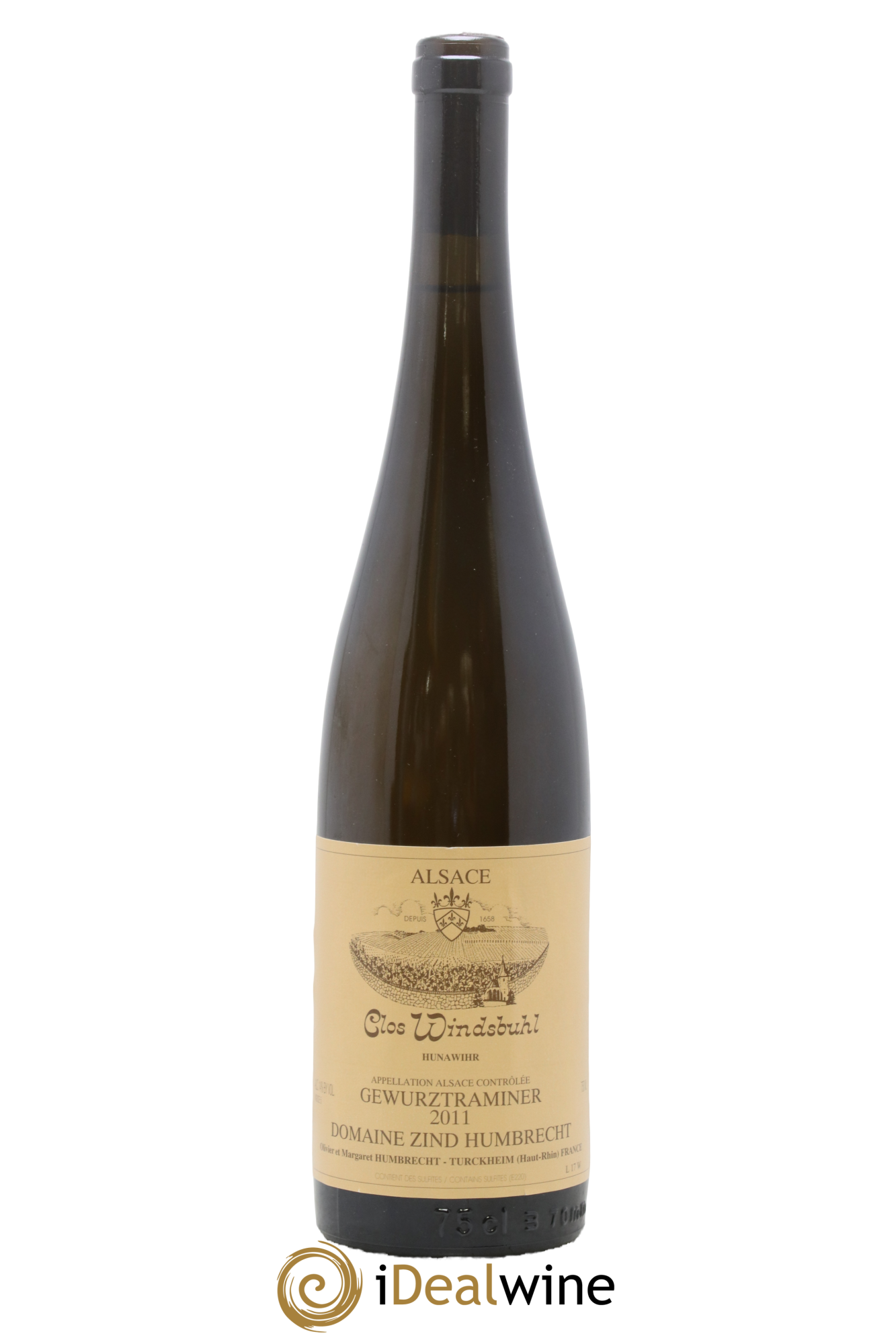 Alsace Gewurztraminer Clos Windsbuhl Zind-Humbrecht (Domaine) 2011 - Lot de 1 bouteille - 0