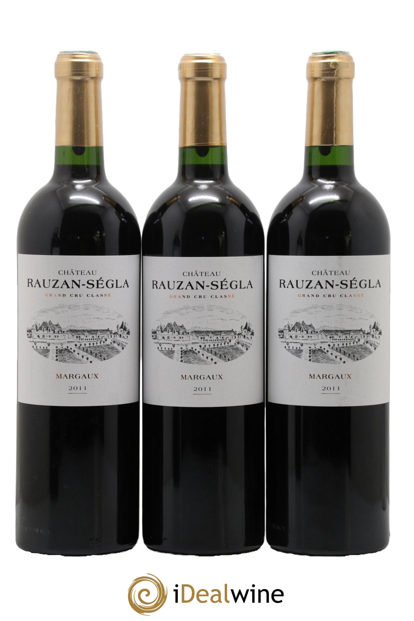 Château Rauzan Ségla Grand Cru Classé 2011 - Lot de 3 bouteilles - 0
