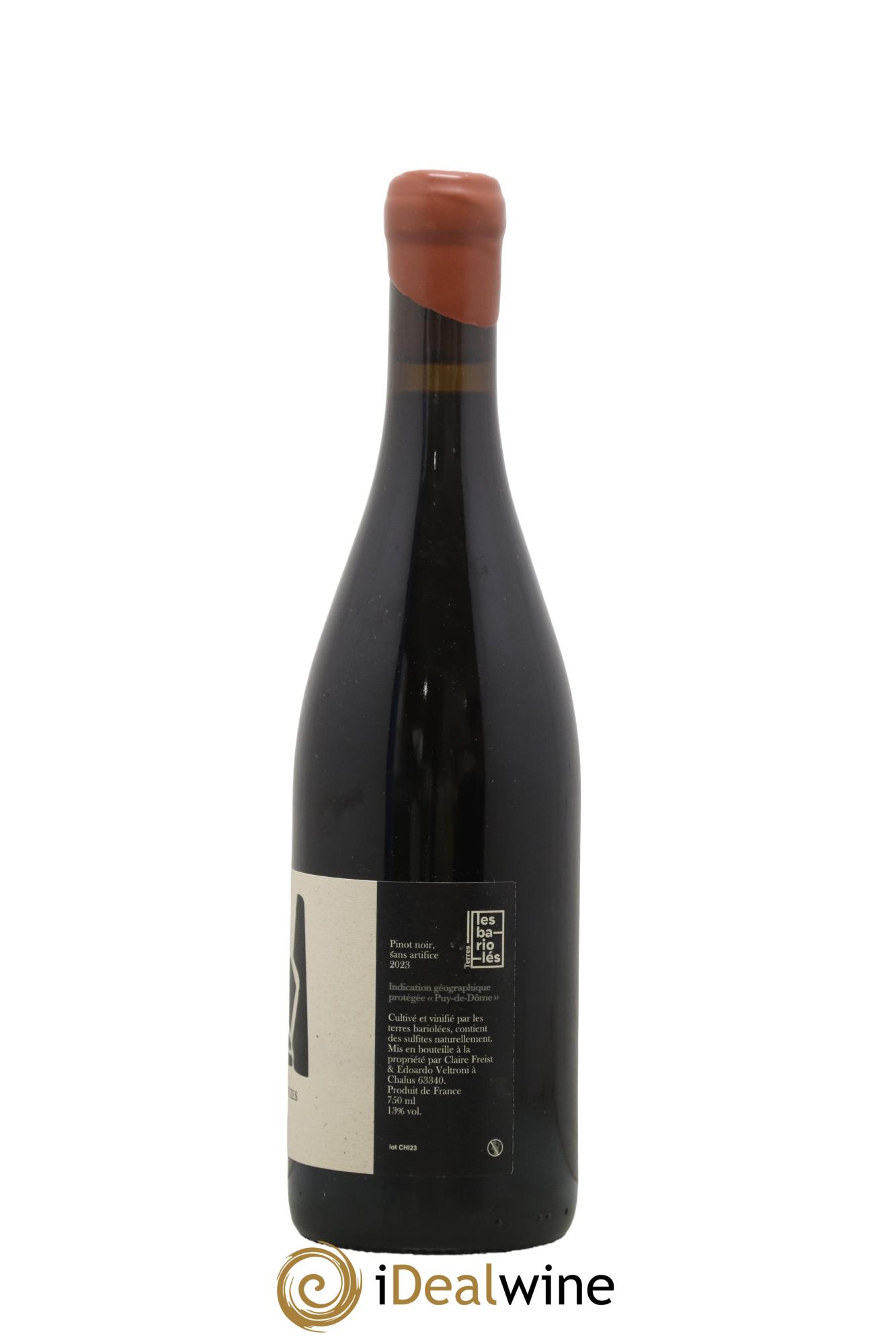 Vin de France Les Chirouzes Pinot Noir Domaine Les Bariolées 2023 - Lot de 1 bouteille - 1