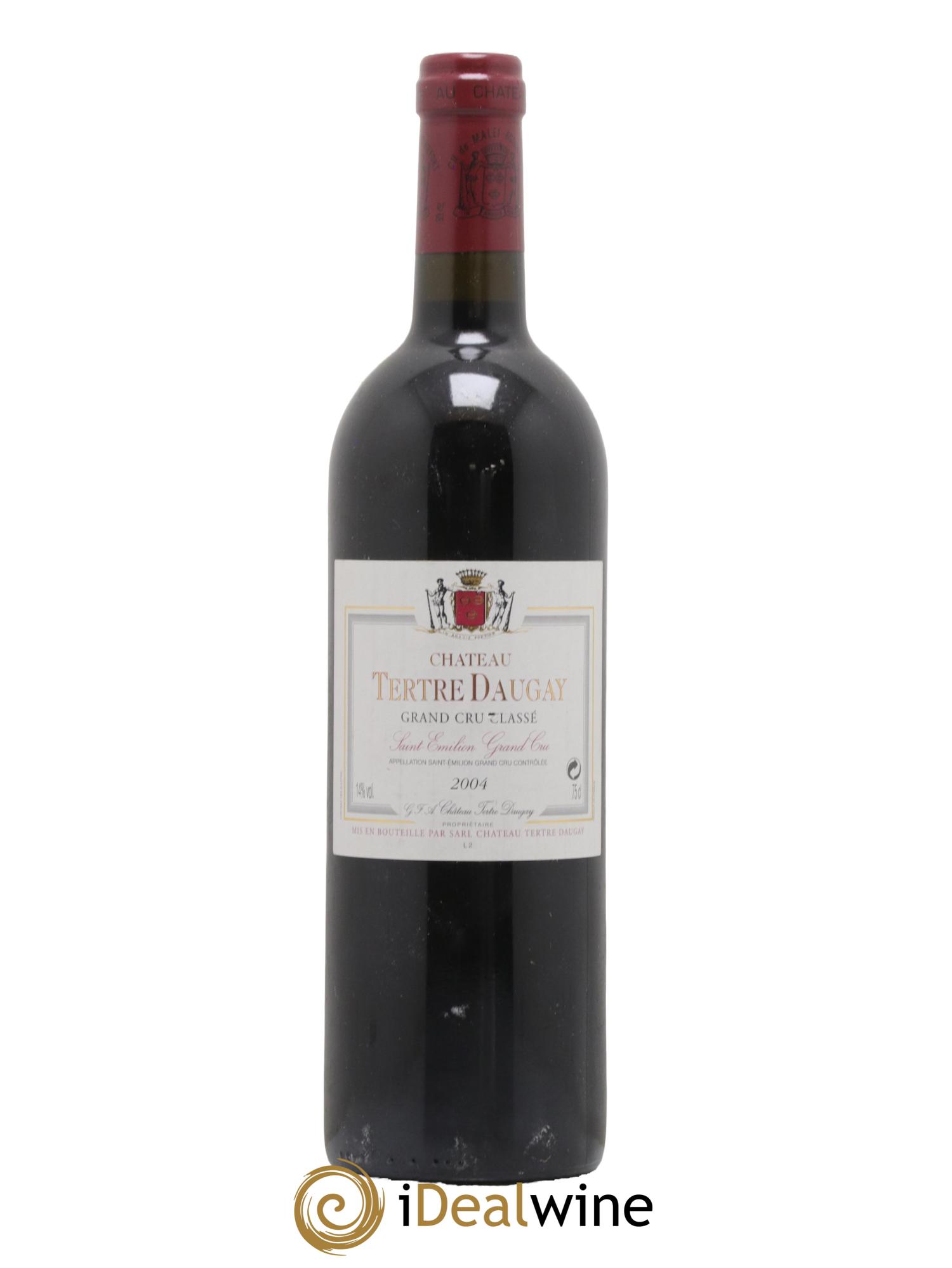 Château Tertre Daugay Grand Cru Classé 2004 - Lot de 1 bouteille - 0