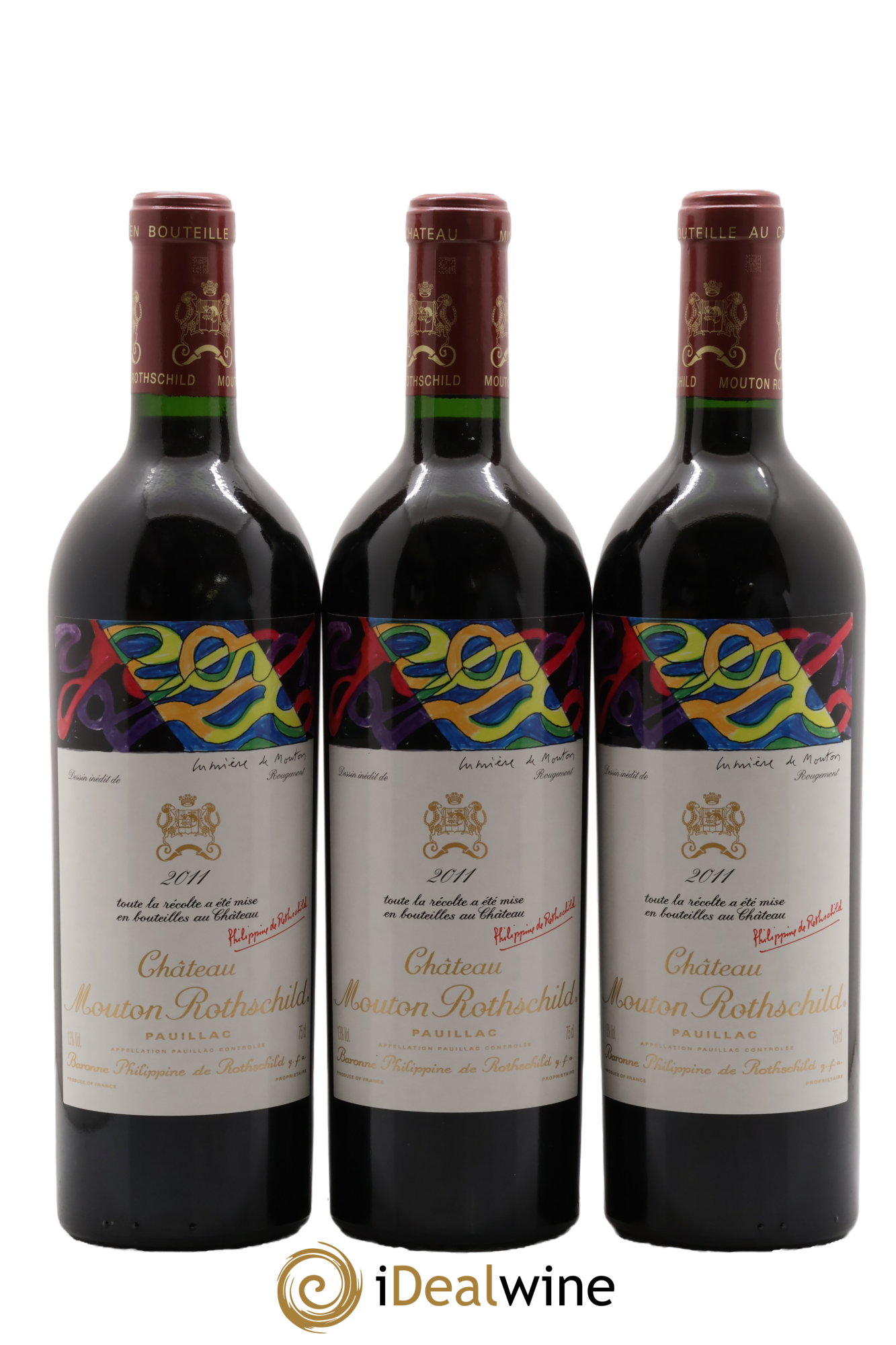 Château Mouton Rothschild 1er Grand Cru Classé 2011 - Lotto di 6 bottiglie - 3