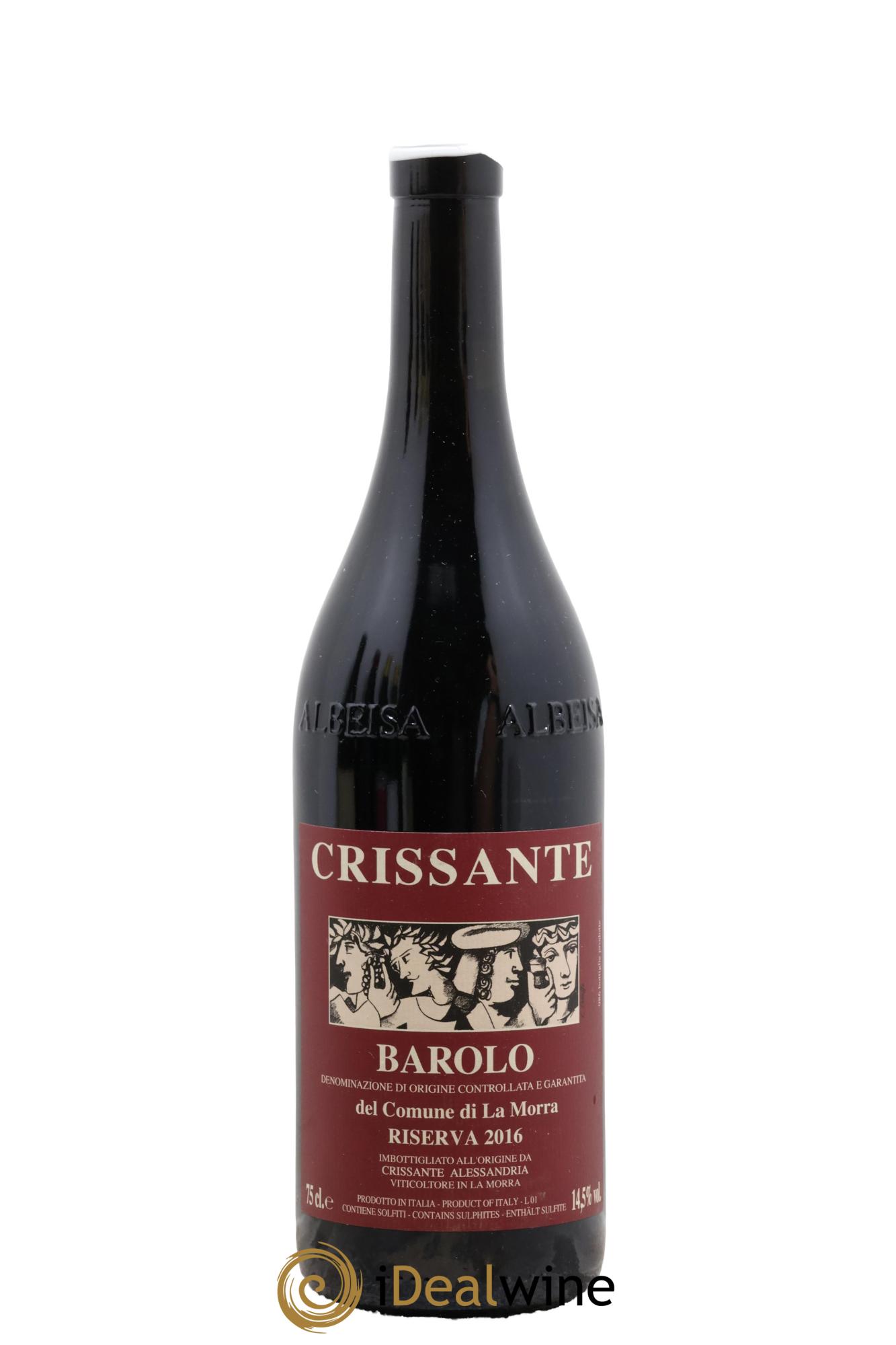 Barolo DOC la morra riserva Crissante Alessandria 2016 - Lote de 1 botella - 0