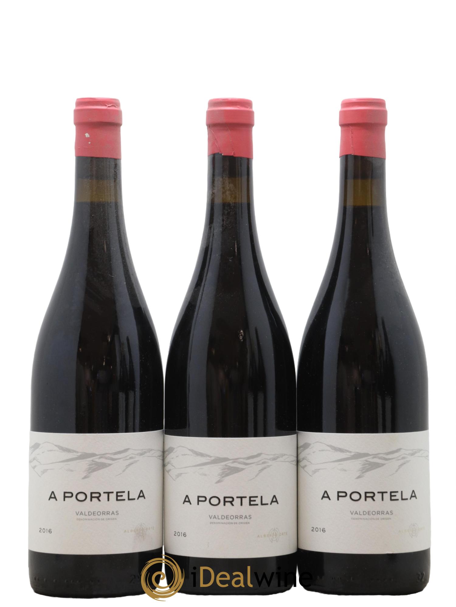 Valdeorras DO A Portela Alberto Orte 2016 - Lot de 3 bouteilles - 0