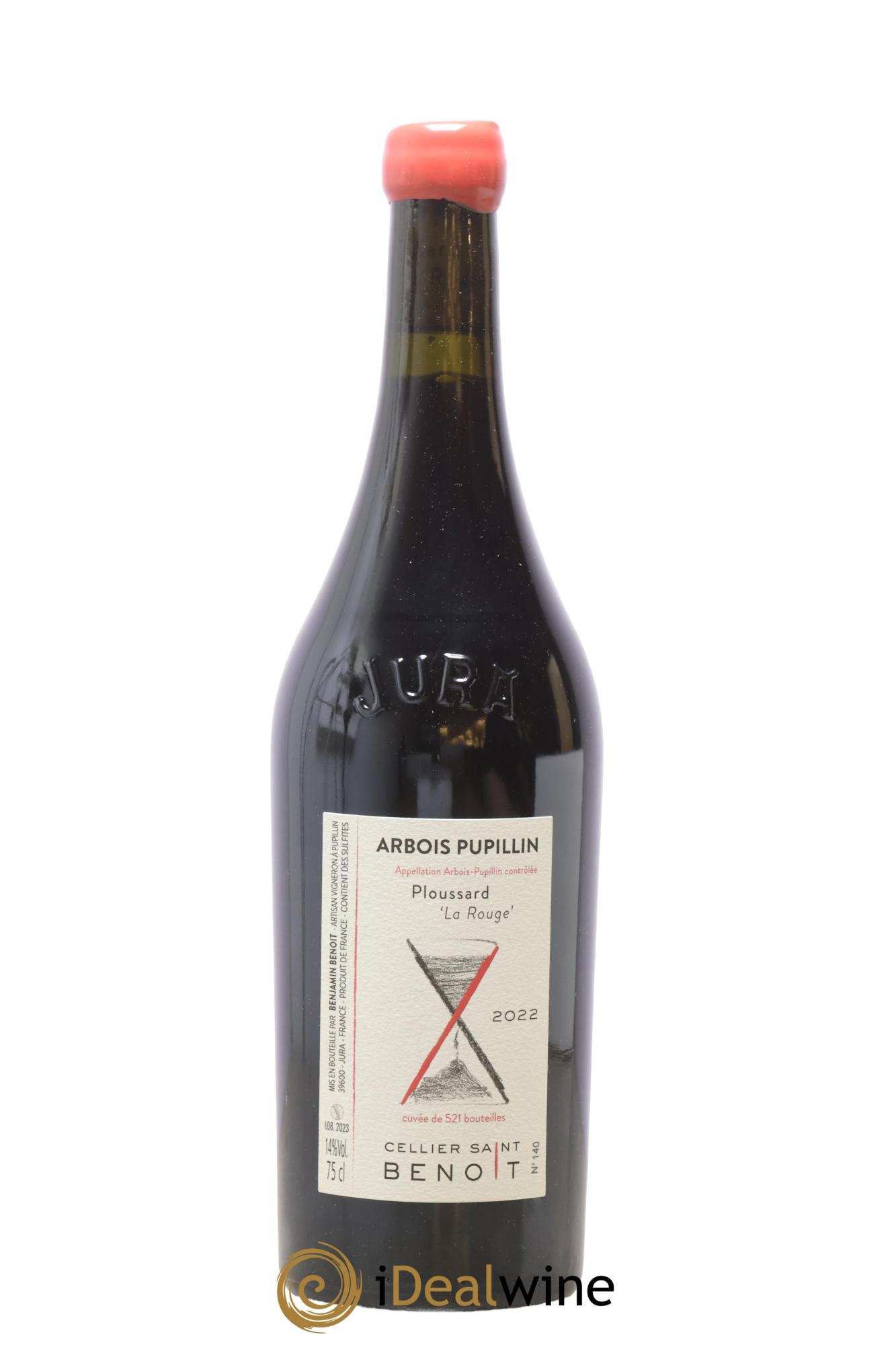 Arbois-Pupillin La Rouge Cellier Saint Benoît 2022 - Lotto di 1 bottiglia - 0