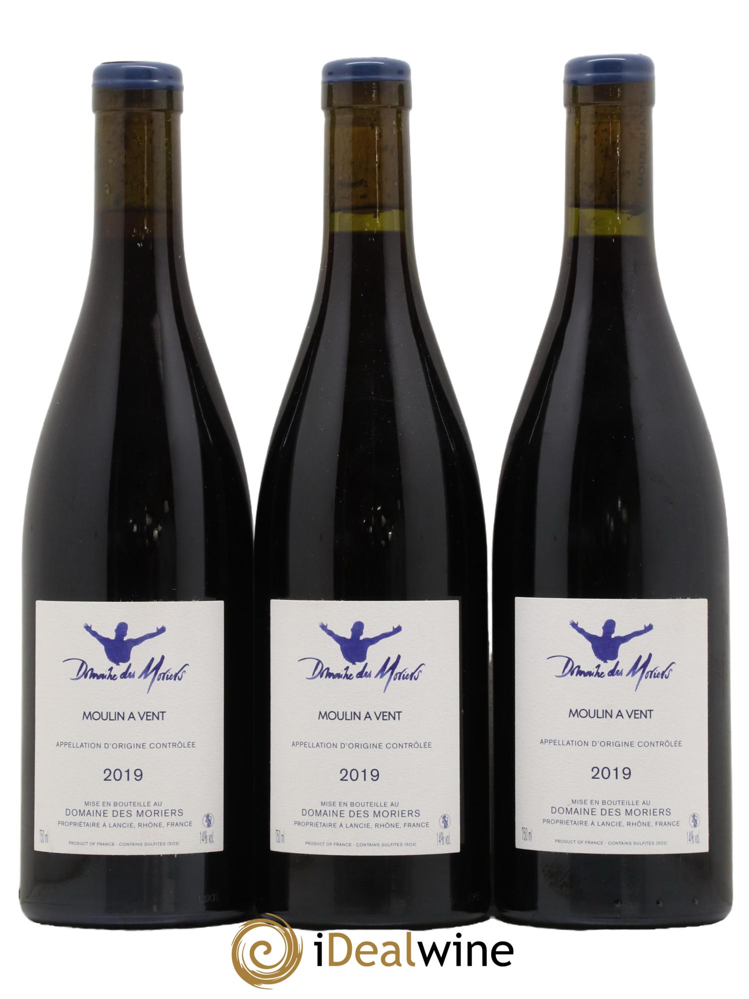 Moulin-à-Vent Domaine des Moriers 2019 - Lot de 3 bouteilles - 1