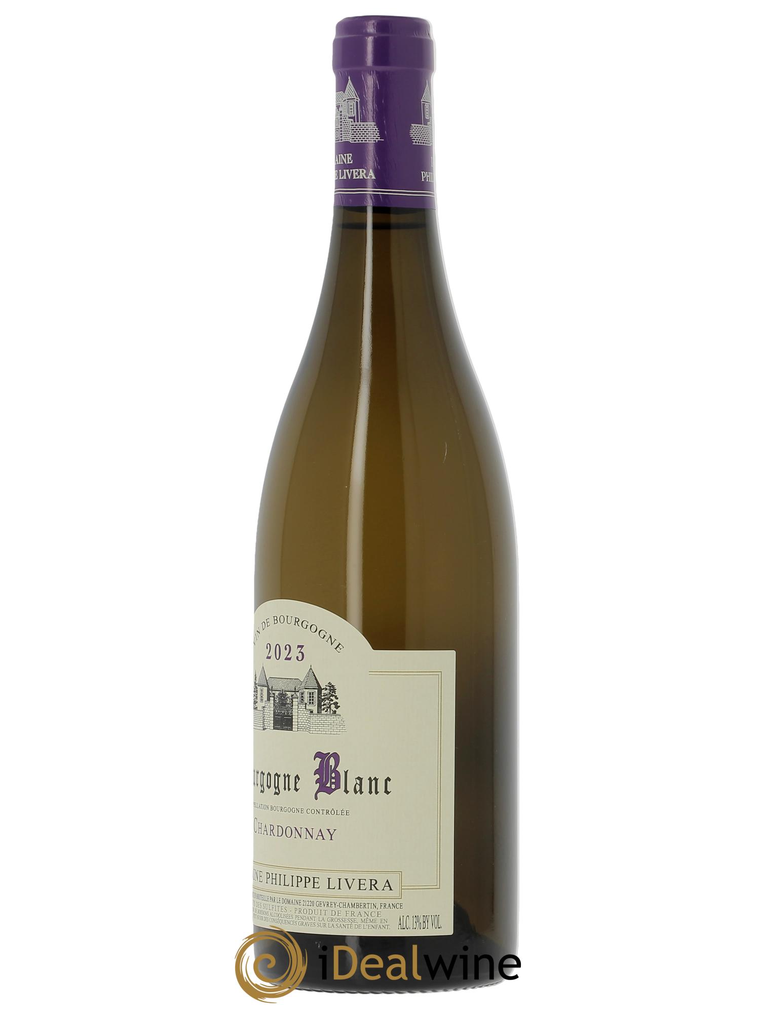 Bourgogne Chardonnay Tilleuls (Domaine des) - Philippe Livera 2023 - Lot de 1 bouteille - 1