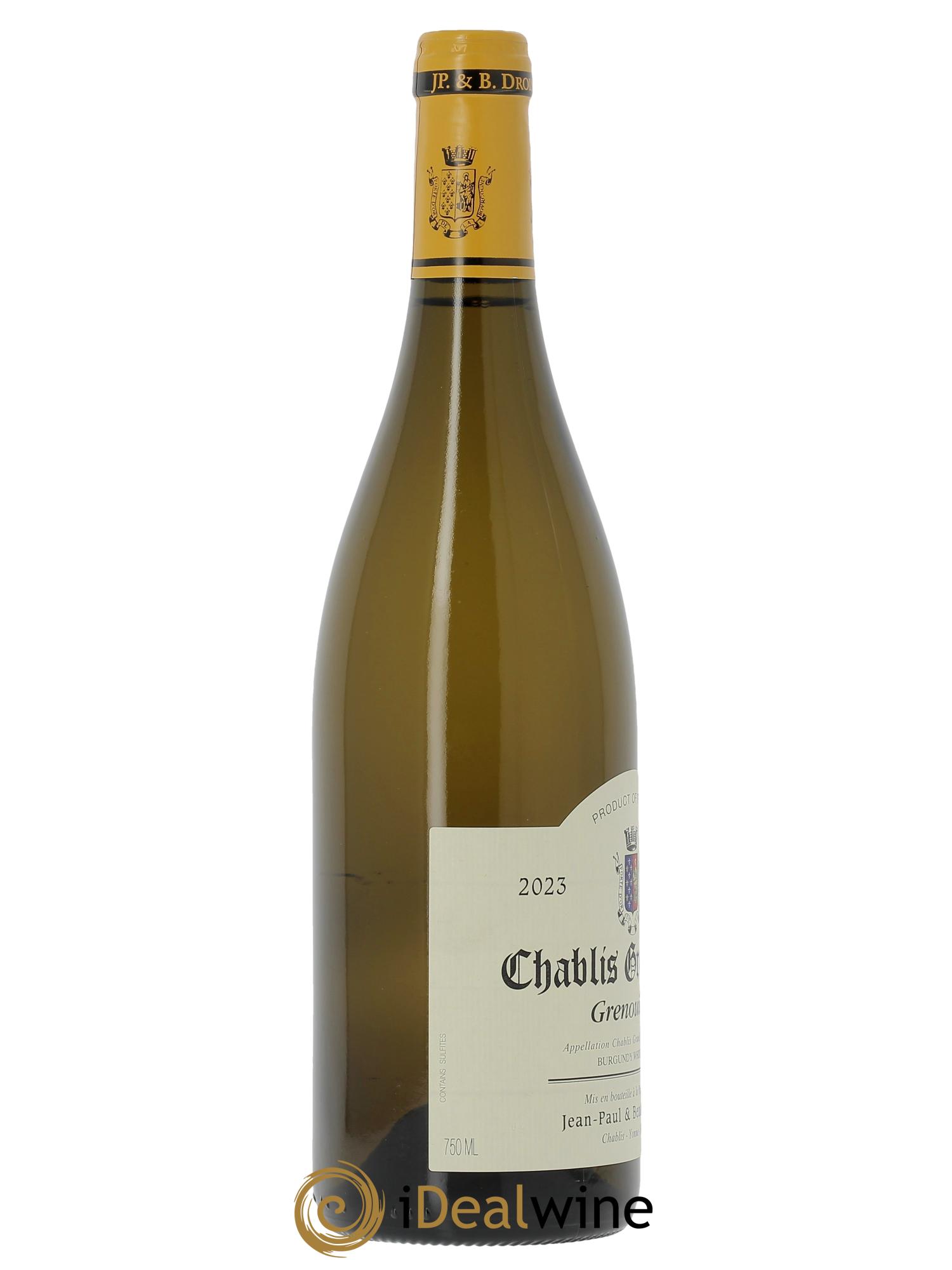 Chablis Grand Cru Grenouilles Jean-Paul & Benoît Droin (Domaine)  2023 - Lot de 1 bouteille - 1