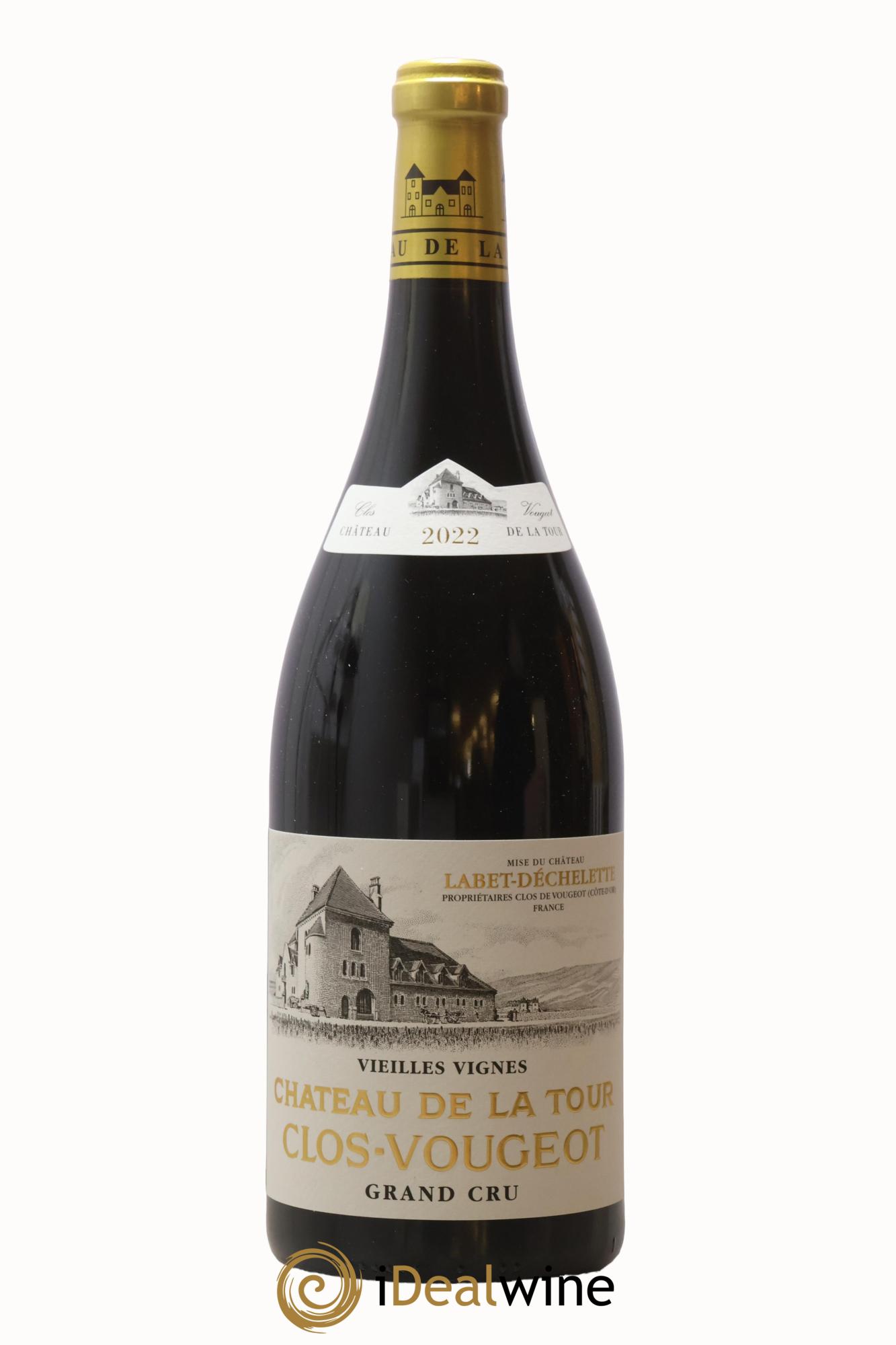 Clos de Vougeot Grand Cru Vieilles Vignes Château de La Tour  2022 - Lotto di 1 magnum - 1