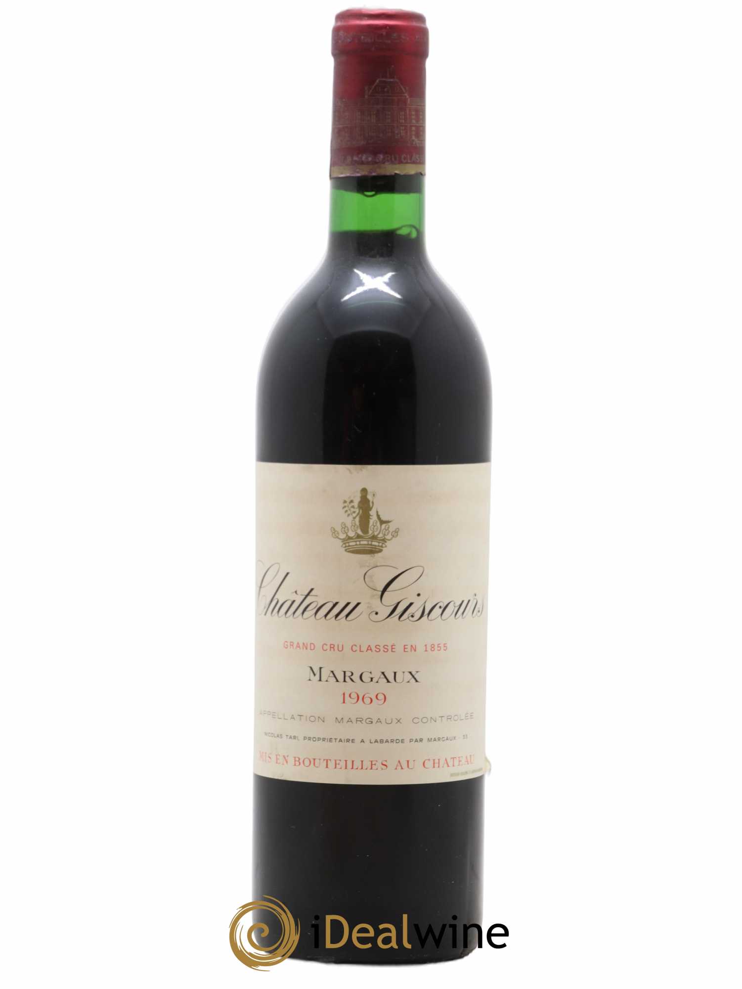 Château Giscours 3ème Grand Cru Classé 1969 - Lot de 1 bouteille - 0