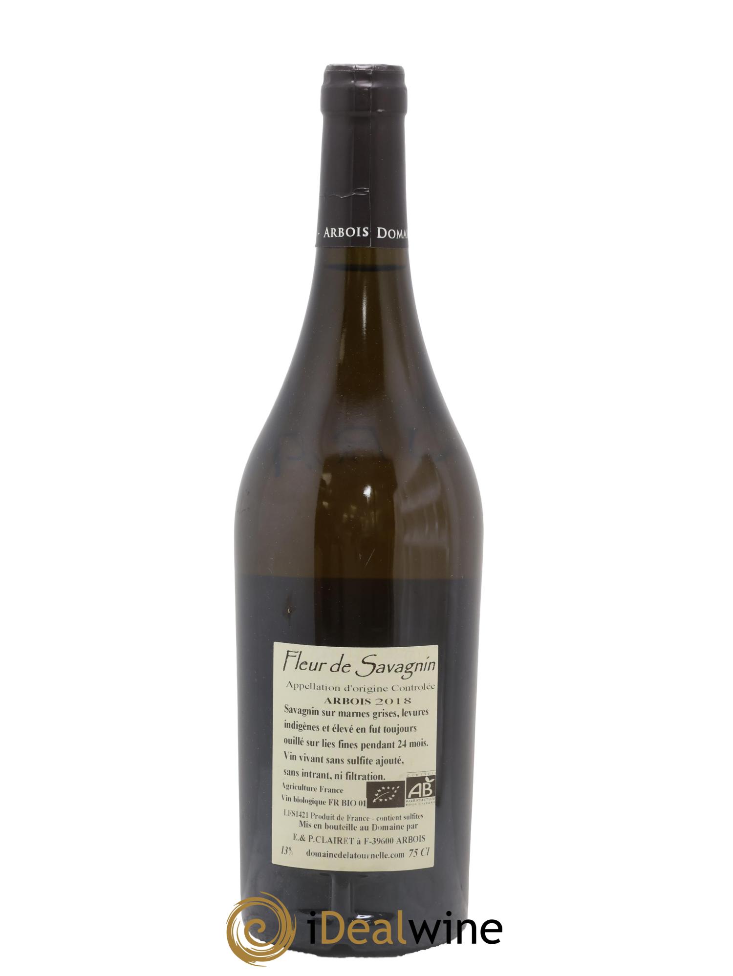 Arbois Fleur De Savagnin Domaine de la Tournelle 2018 - Posten von 1 Flasche - 1