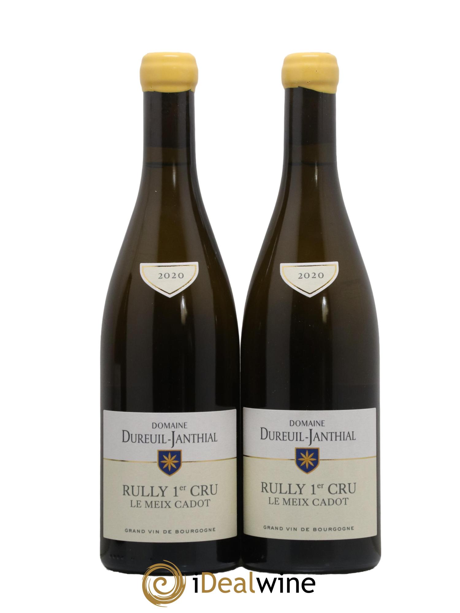 Rully 1er Cru Le Meix Cadot Vincent Dureuil-Janthial 2020 - Lot de 2 bouteilles - 0