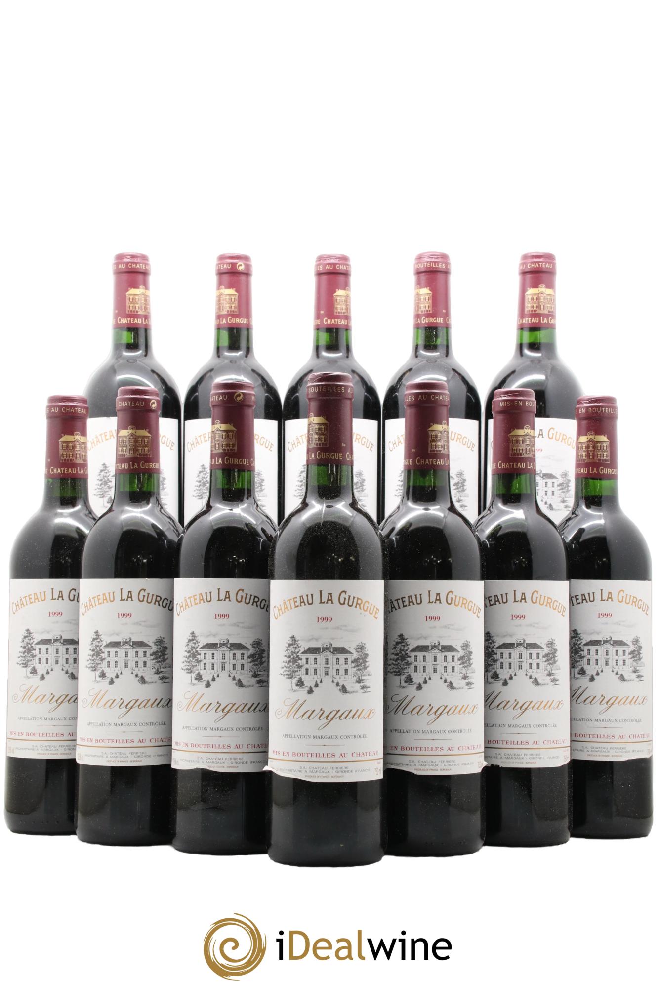 Château la Gurgue Cru Bourgeois 1999 - Lot de 12 bouteilles - 0