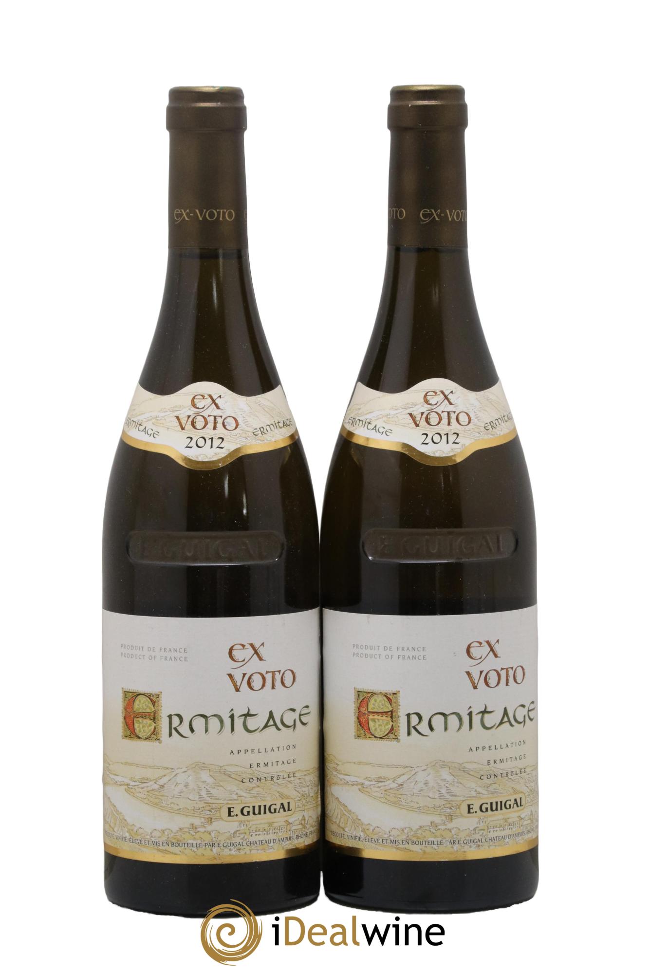 Ermitage Ex Voto Guigal 2012 - Lot of 2 bottles - 0