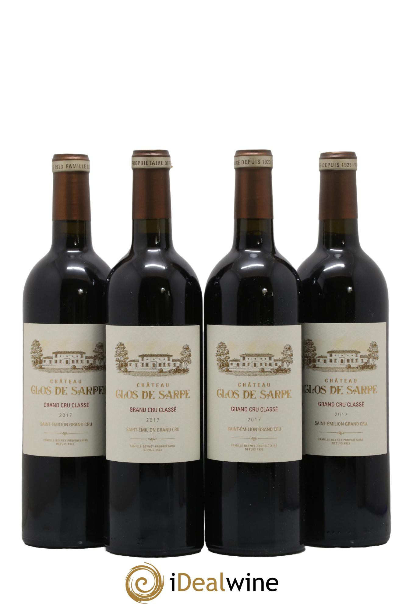 Clos de Sarpe Grand Cru Classé 2017 - Lot de 4 bouteilles - 0