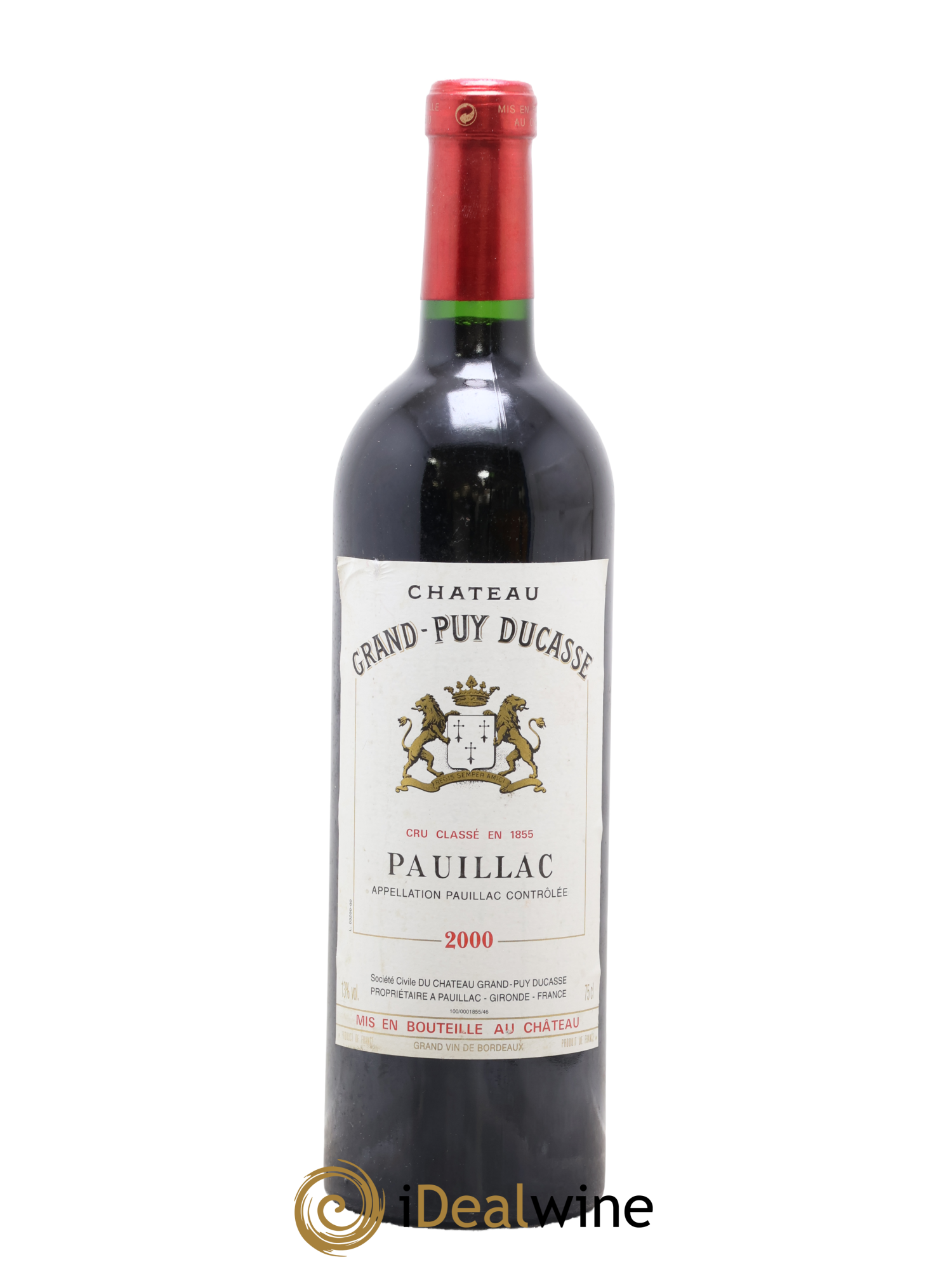 Château Grand Puy Ducasse 5ème Grand Cru Classé 2000 - Posten von 1 Flasche - 0
