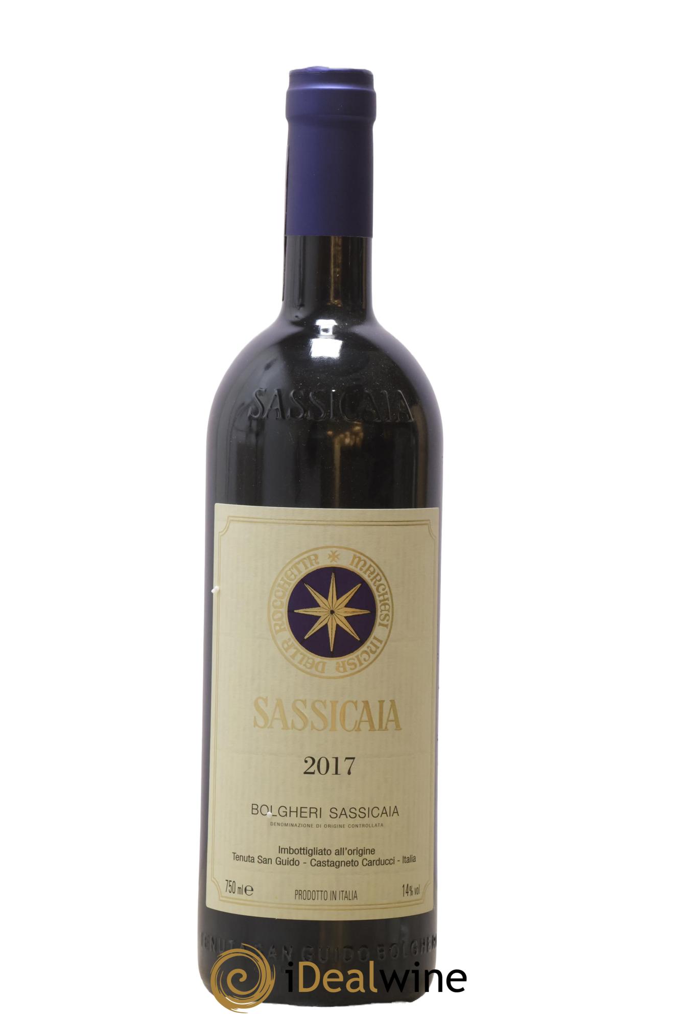 Bolgheri DOC Sassicaia Tenuta San Guido 2017 - Lot de 1 bouteille - 0
