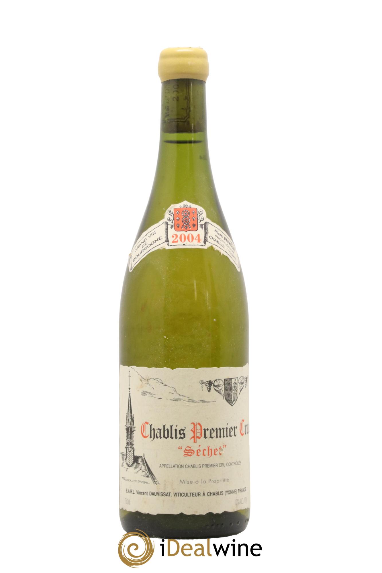 Chablis 1er Cru Séchet Vincent Dauvissat (Domaine) 2004 - Lot de 1 bouteille - 0