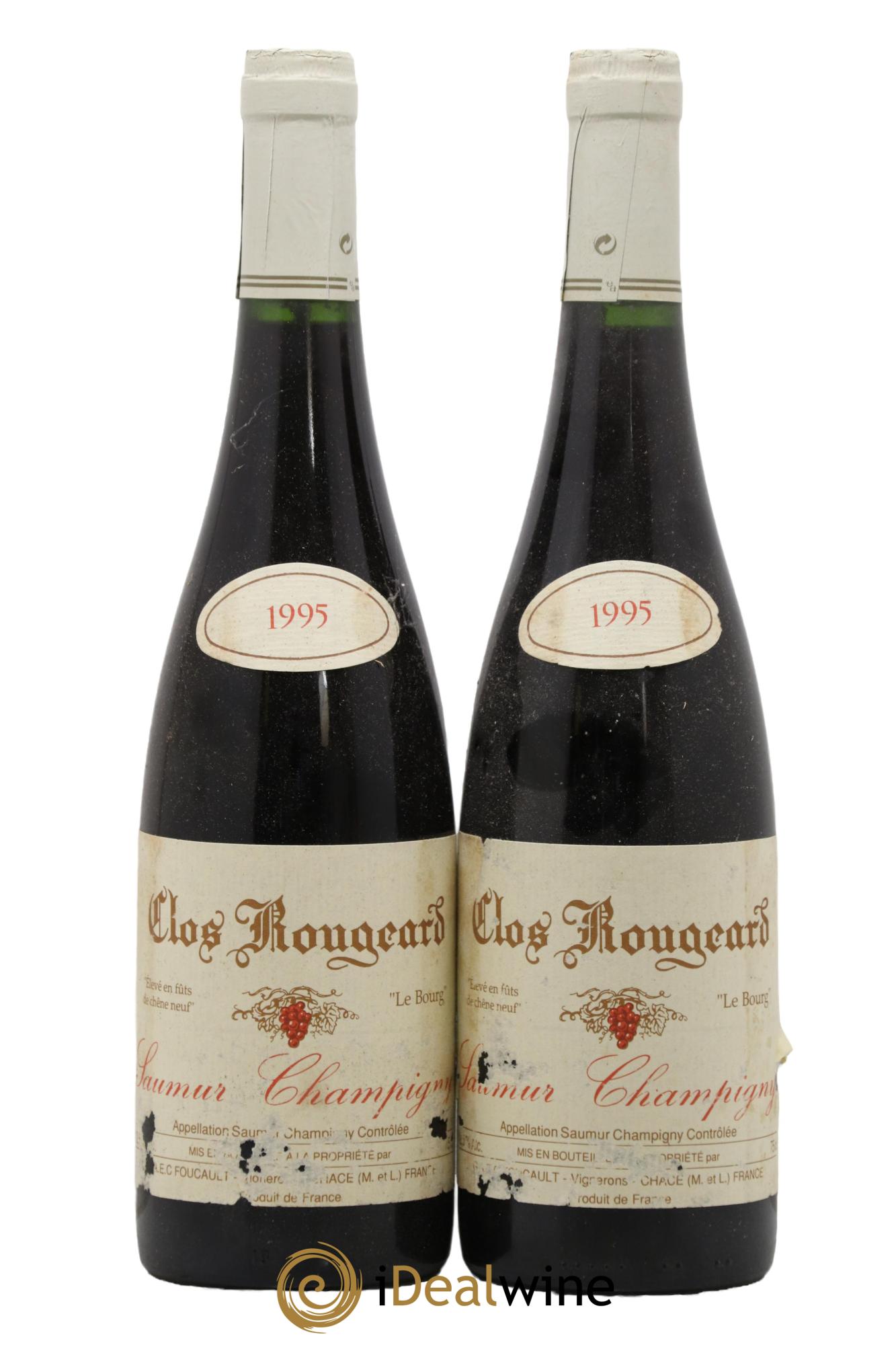 Saumur-Champigny Le Bourg Clos Rougeard  1995 - Posten von 2 Flaschen - 0