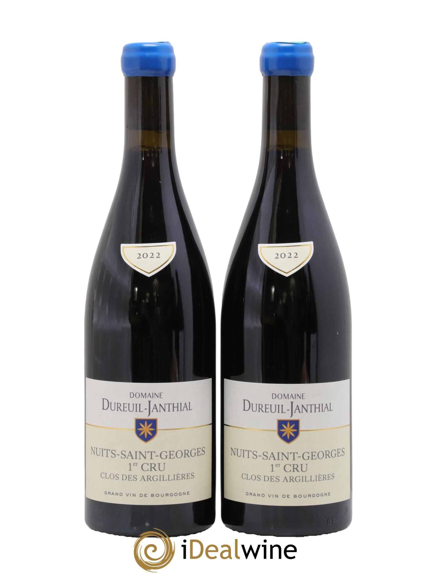 Nuits-Saint-Georges 1er Cru Clos des Argillières Vincent Dureuil-Janthial 2022 - Lotto di 2 bottiglie - 0
